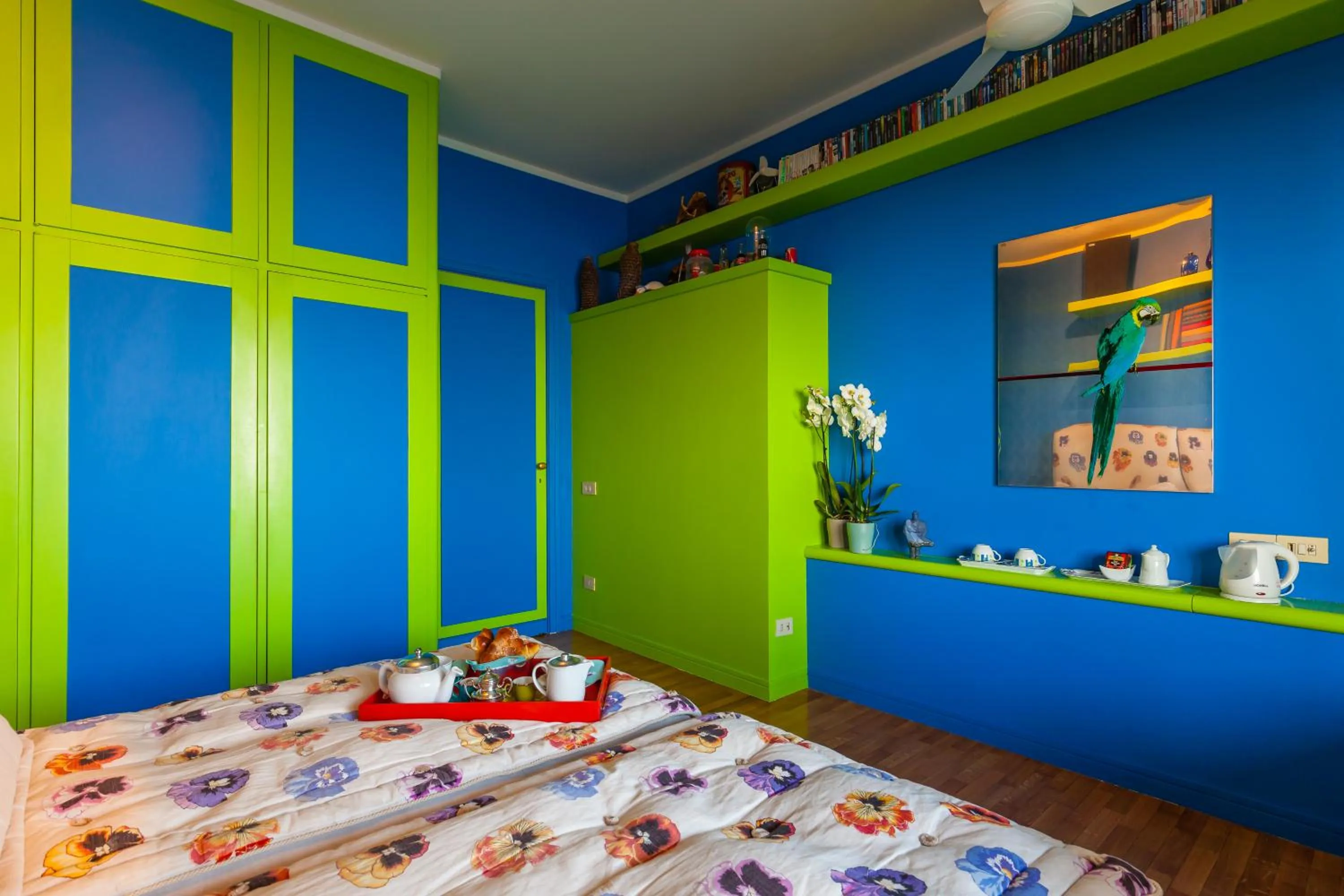 Bedroom, Bed in O-House Posillipo by Napoliapartments