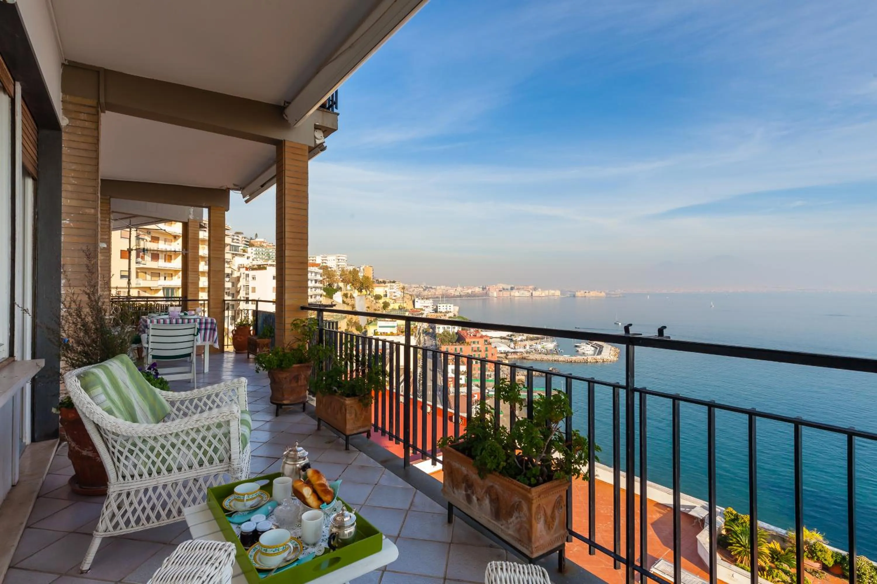 Balcony/Terrace in O-House Posillipo by Napoliapartments