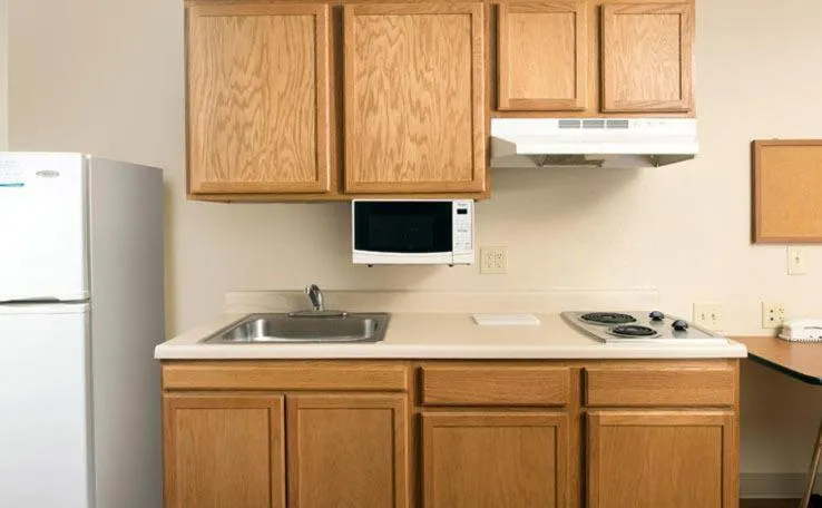 Kitchen or kitchenette in WoodSpring Suites Holland - Grand Rapids