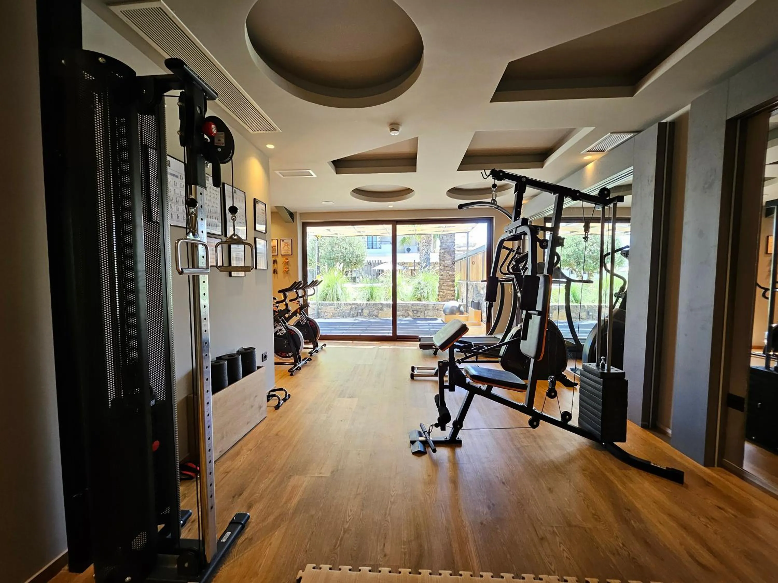 Fitness centre/facilities in Petousis Hotel & Suites