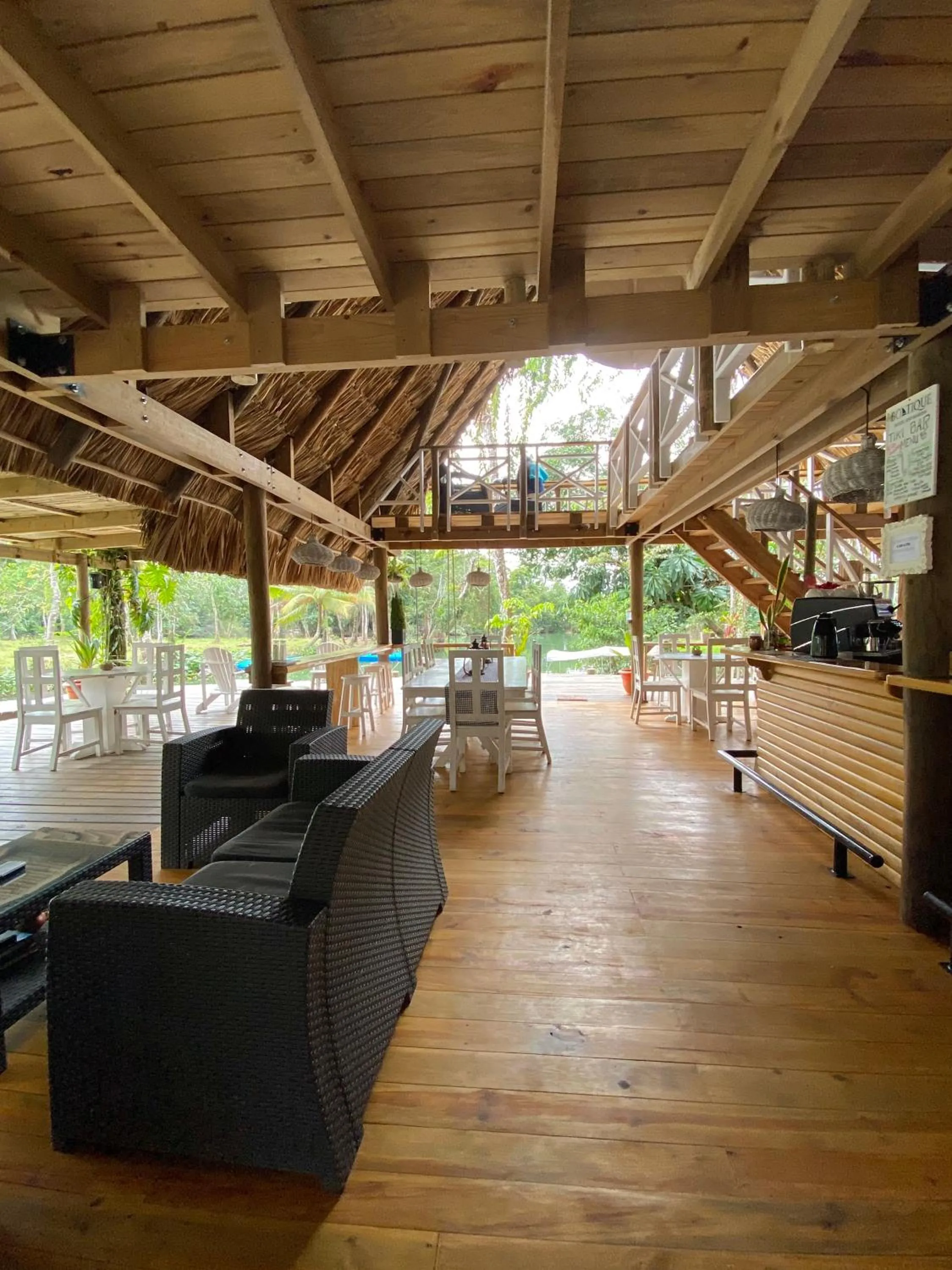 Patio in Boatique Hotel and Marina