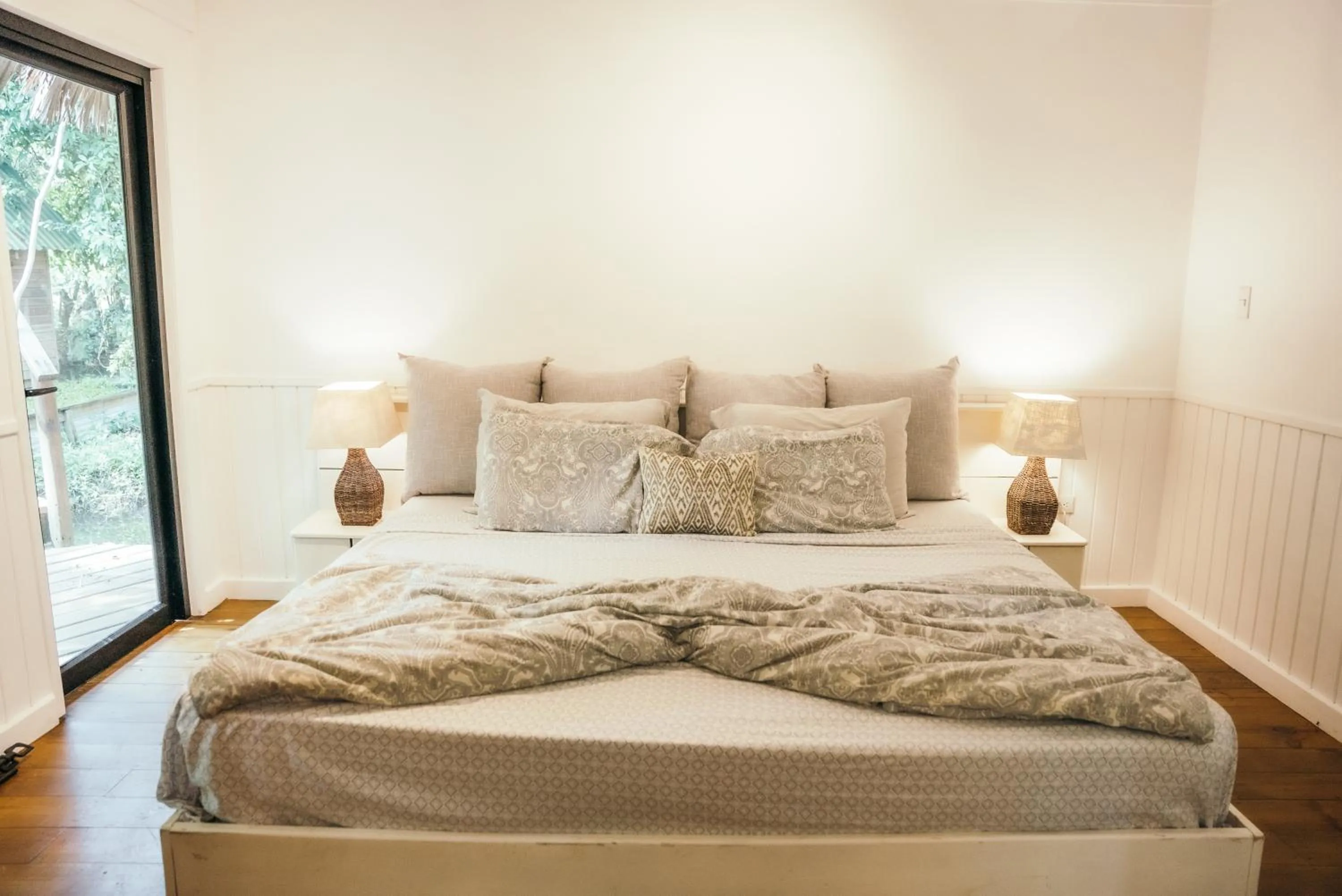 Bed in Boatique Hotel and Marina