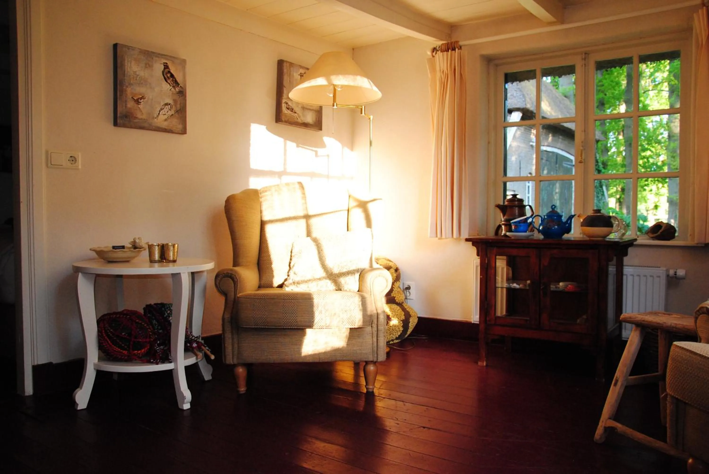Seating area in Landgoedhoeve Vosbergen