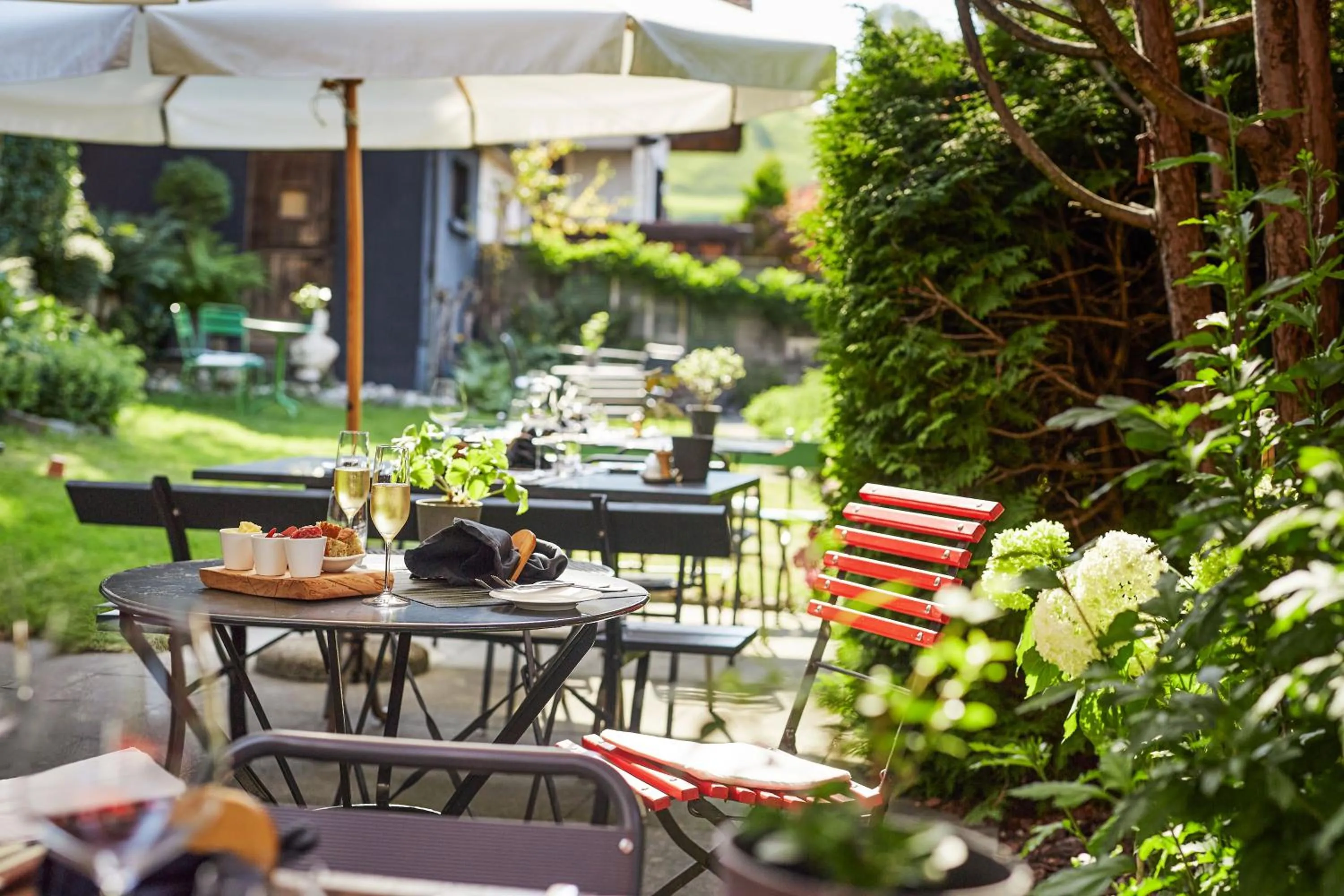 Restaurant/places to eat in Boutique-Hotel Schlüssel