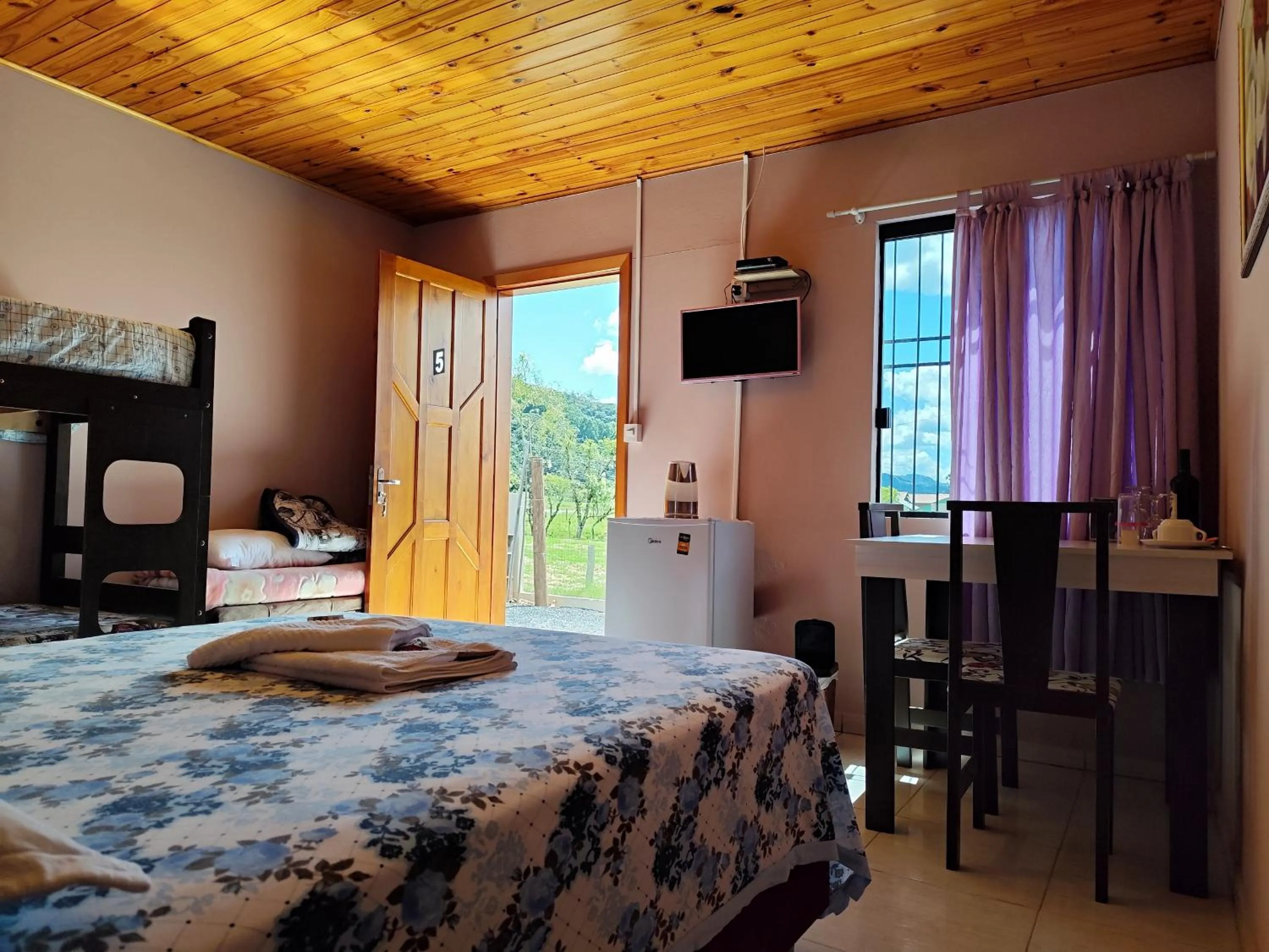 Bed in Pousada Estrela Do Luar