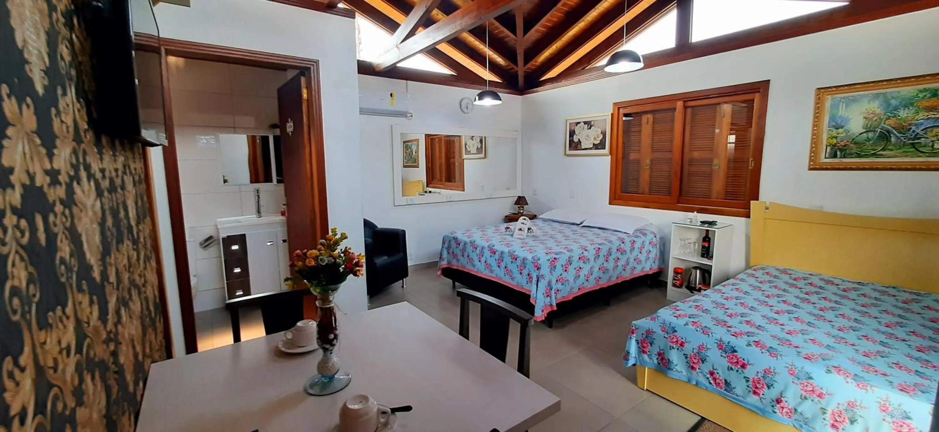 Bed in Pousada Estrela Do Luar