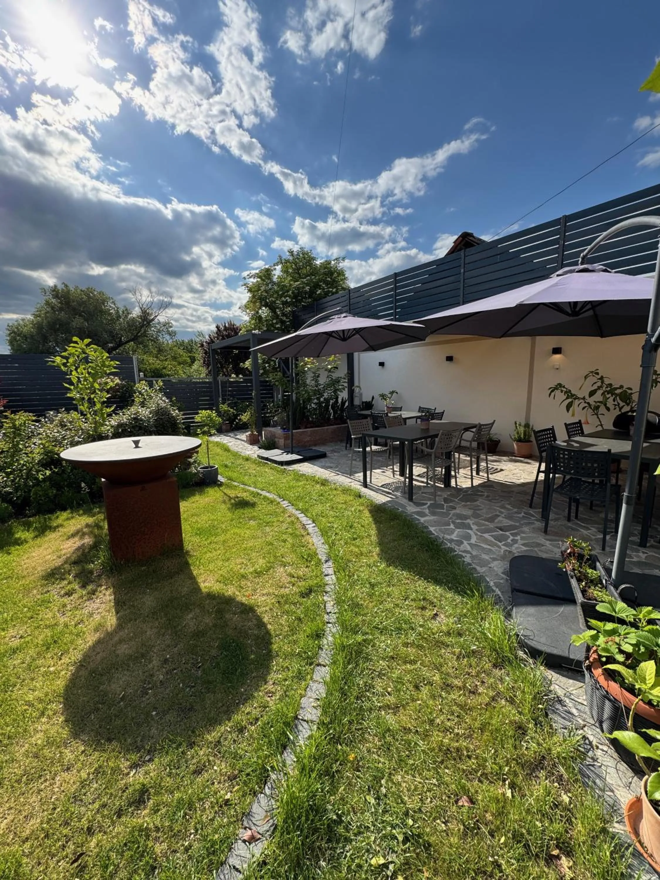 BBQ facilities in Mokka House Panzió