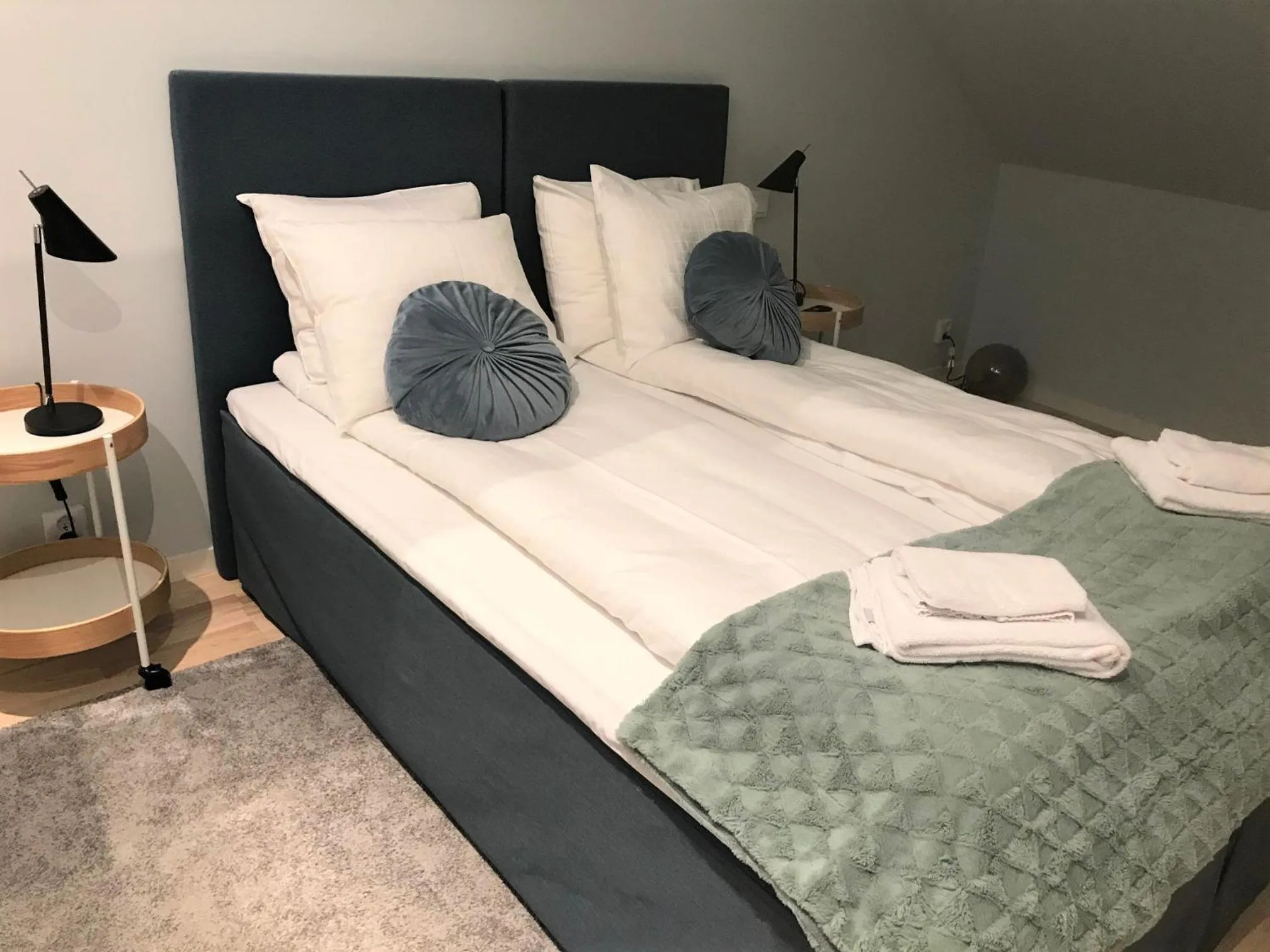 Bed in Hotell Blå Blom