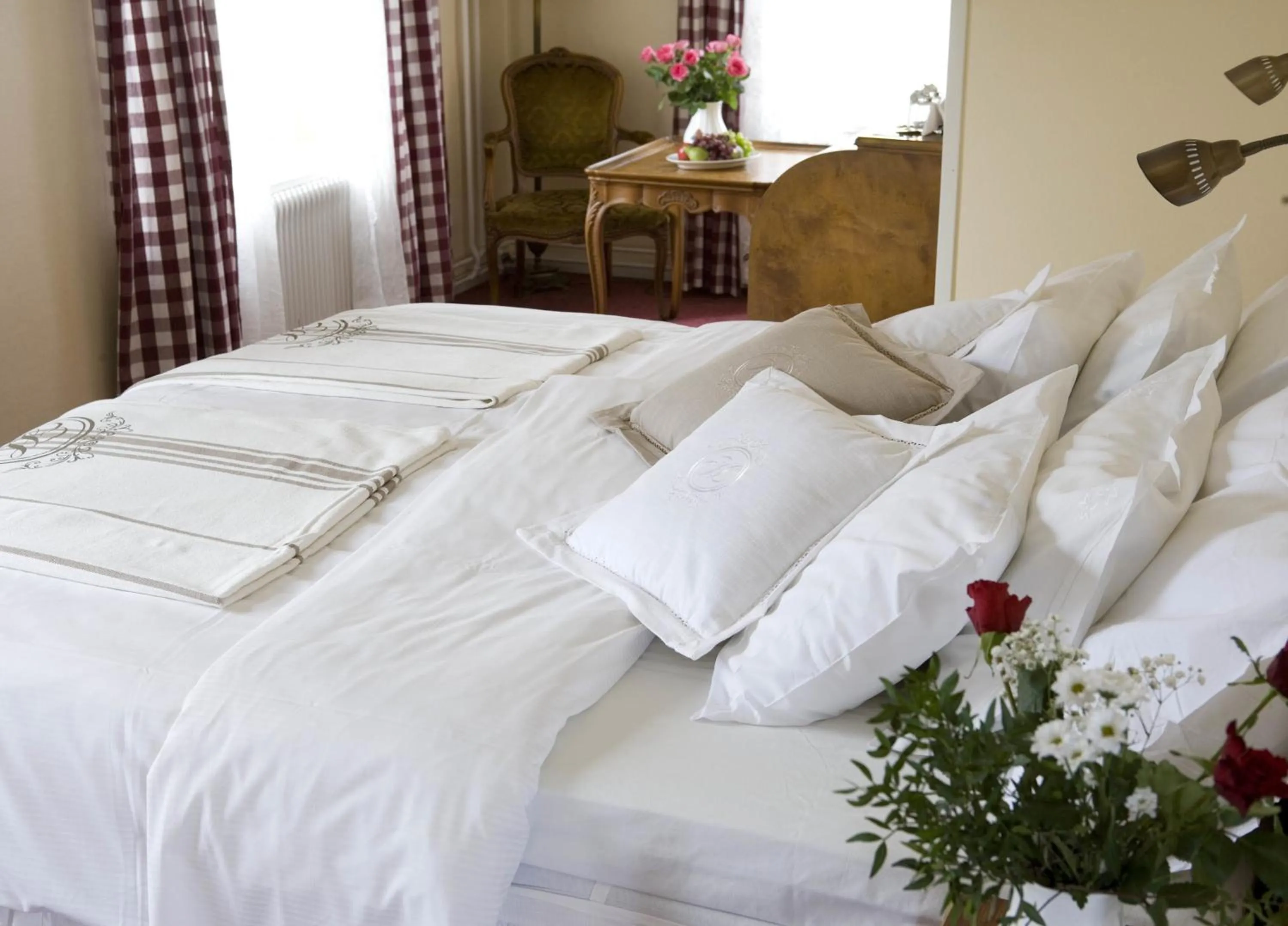 Bed in Hotell Blå Blom