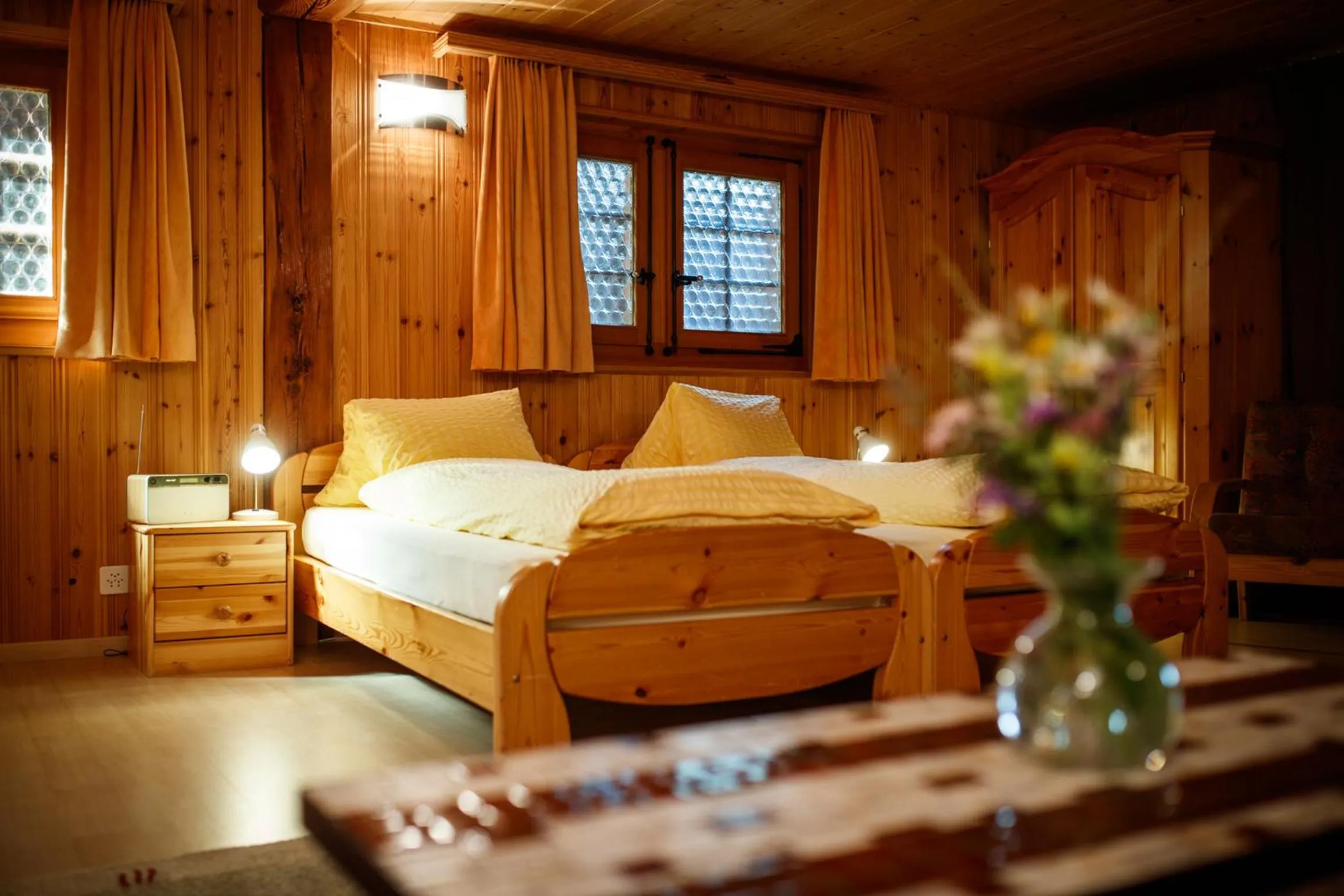 Photo of the whole room, Bed in Hotel Nufenen