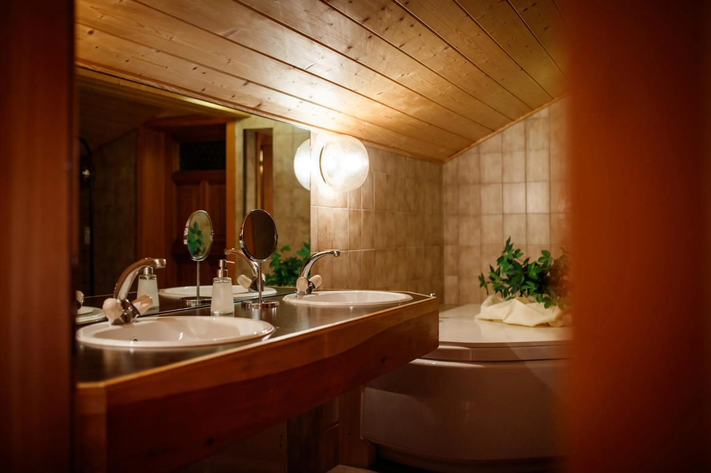 Bathroom in Hotel Nufenen