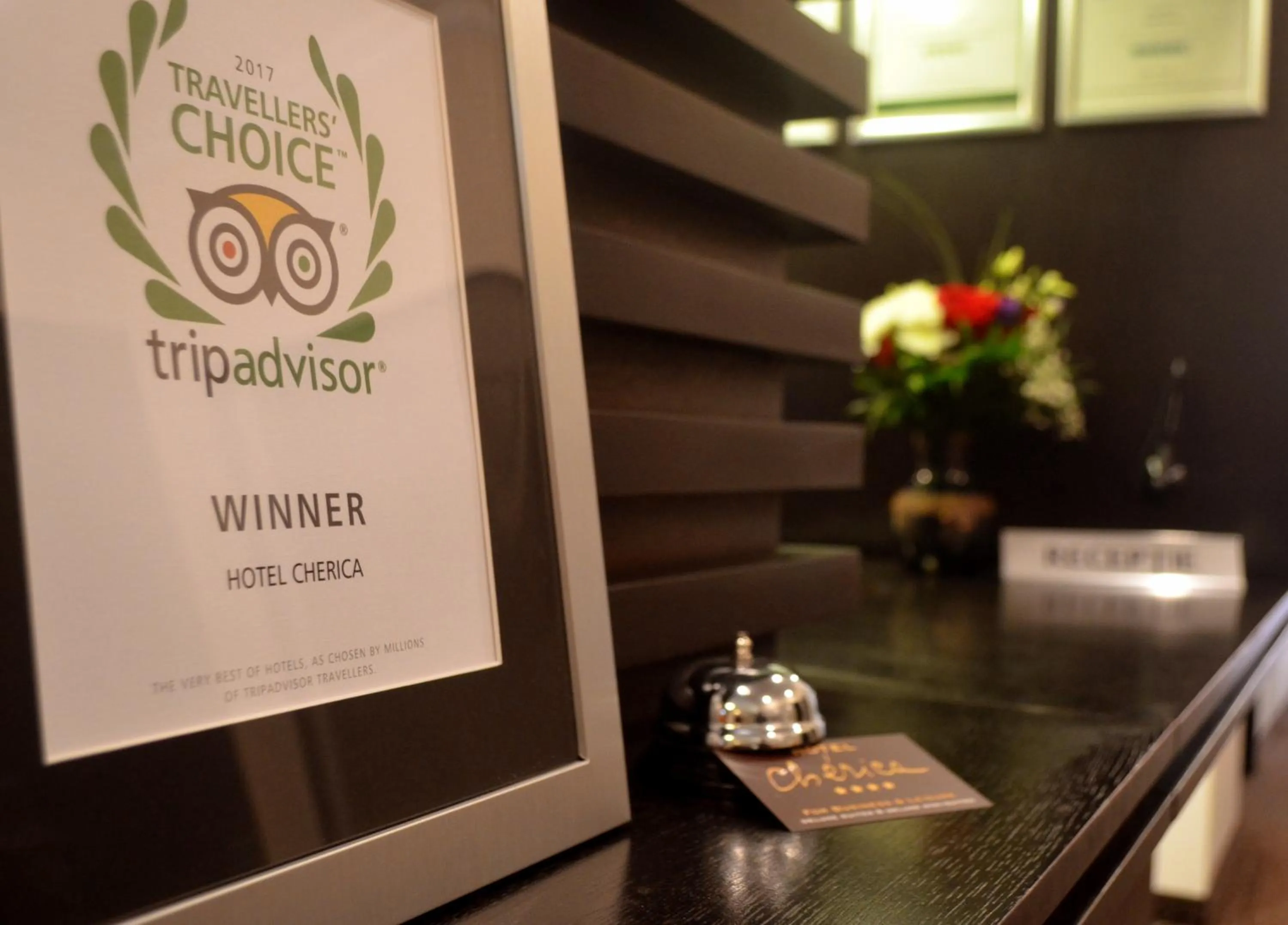 Lobby or reception in Hotel Cherica