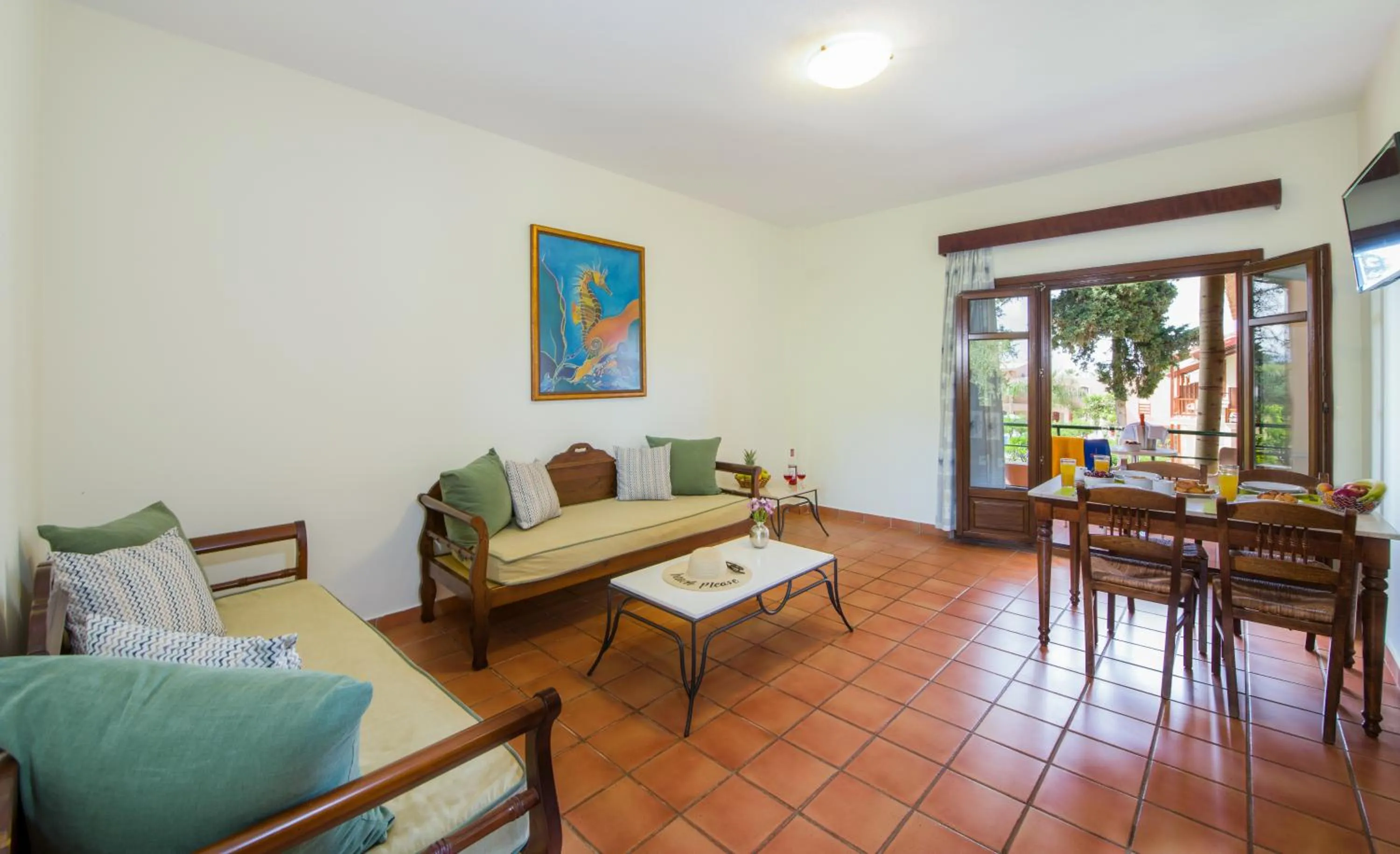 Living room in Omega Platanias