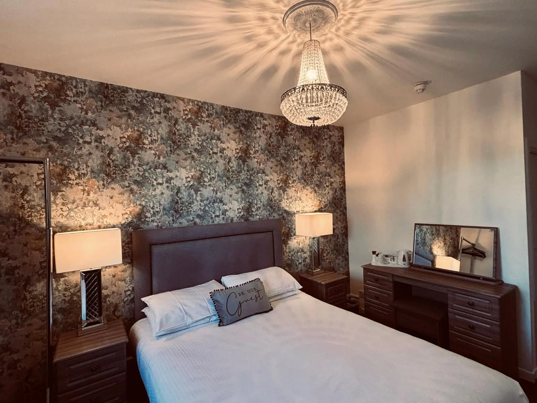 Bed in The Mill House Hotel