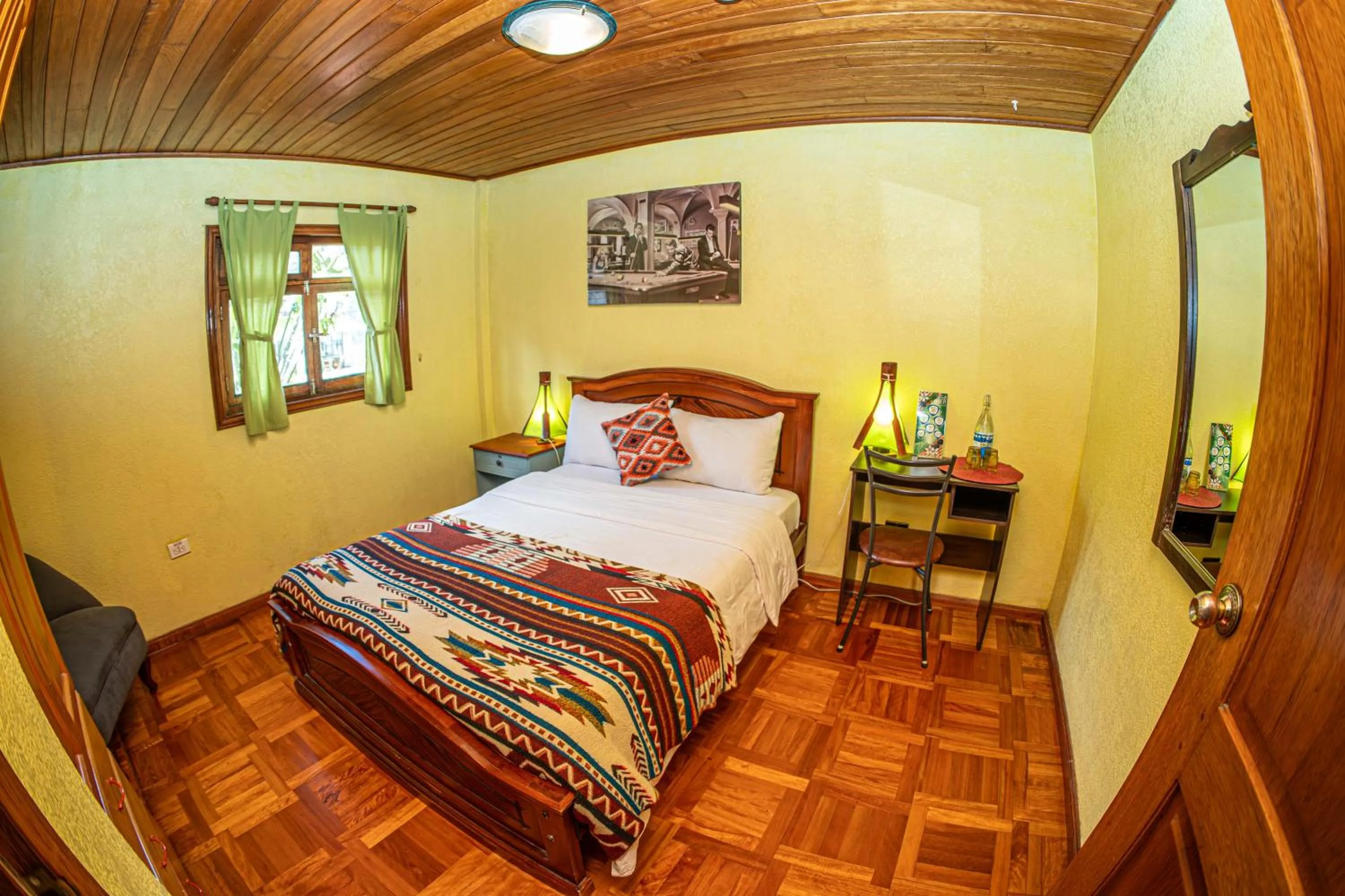 Decorative detail, Bed in La Casa del Molino Blanco B&B