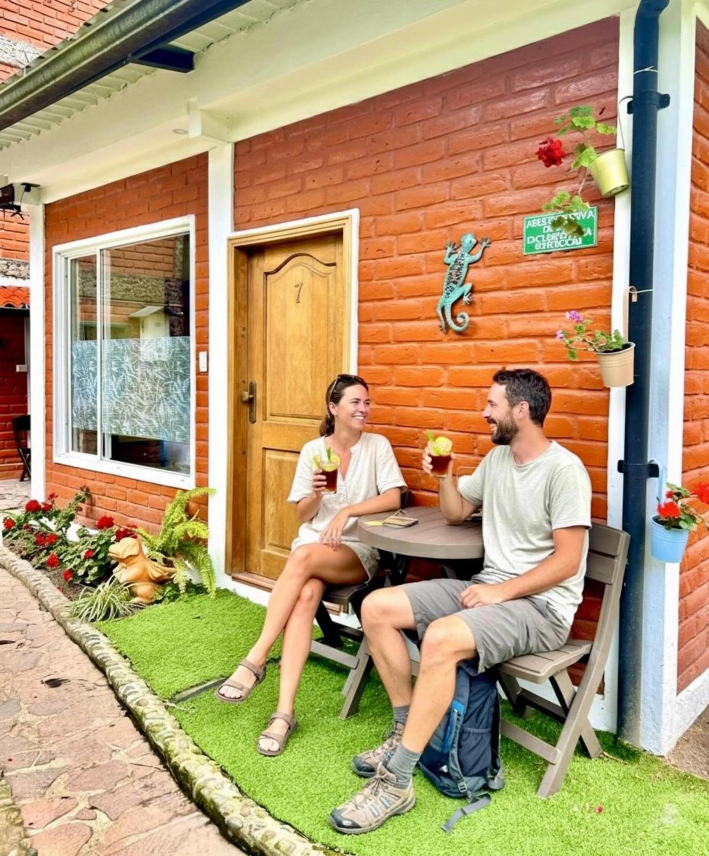 People in La Casa del Molino Blanco B&B