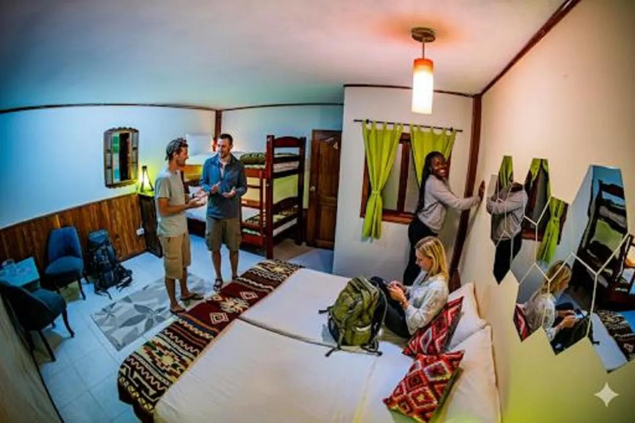 People, Bed in La Casa del Molino Blanco B&B