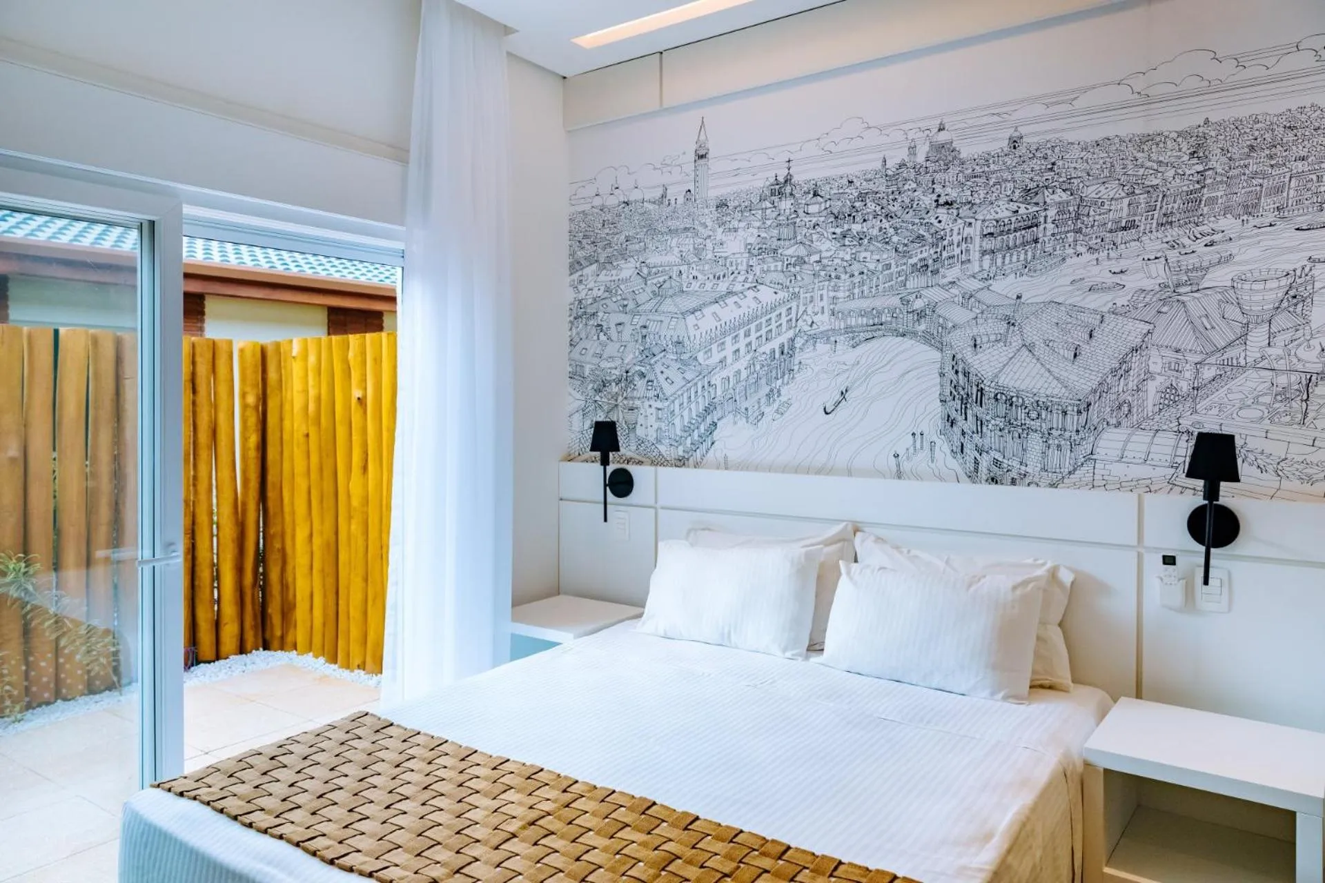 Bed in Vistabela Resort & Spa