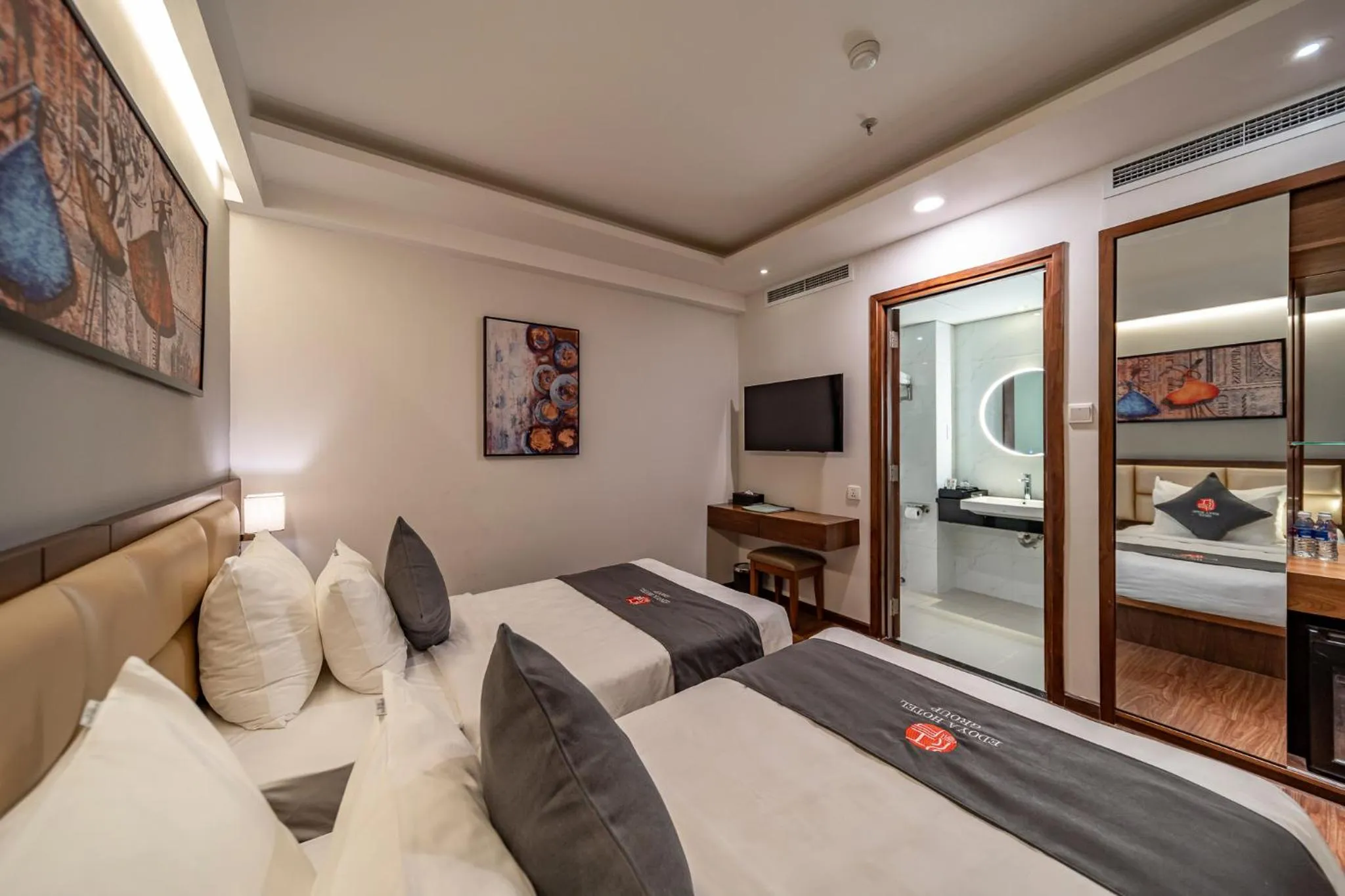 Bed in Edoya Hotel Ben Thanh