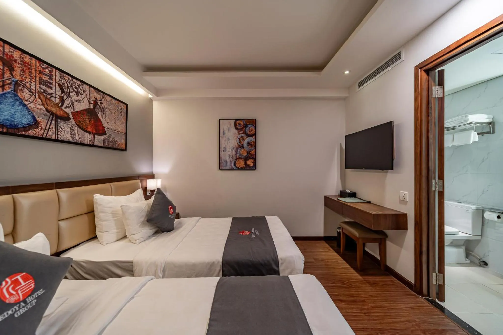 Bed in Edoya Hotel Ben Thanh