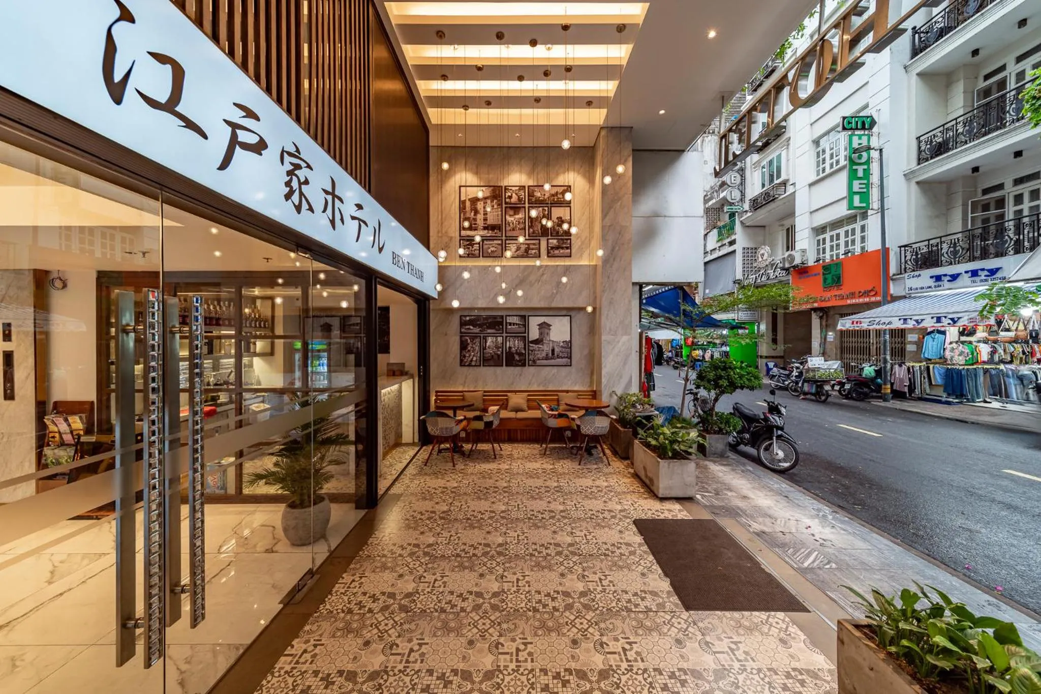 City view in Edoya Hotel Ben Thanh