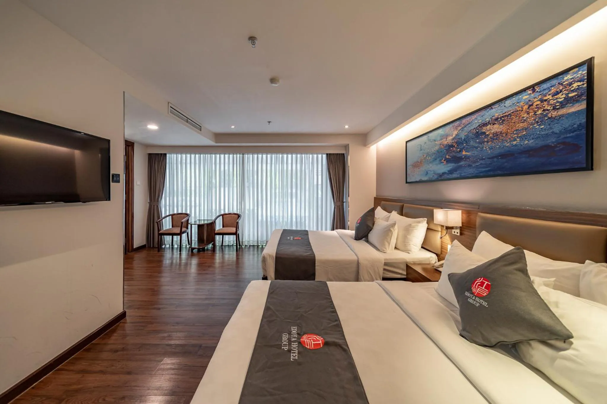 Bed in Edoya Hotel Ben Thanh