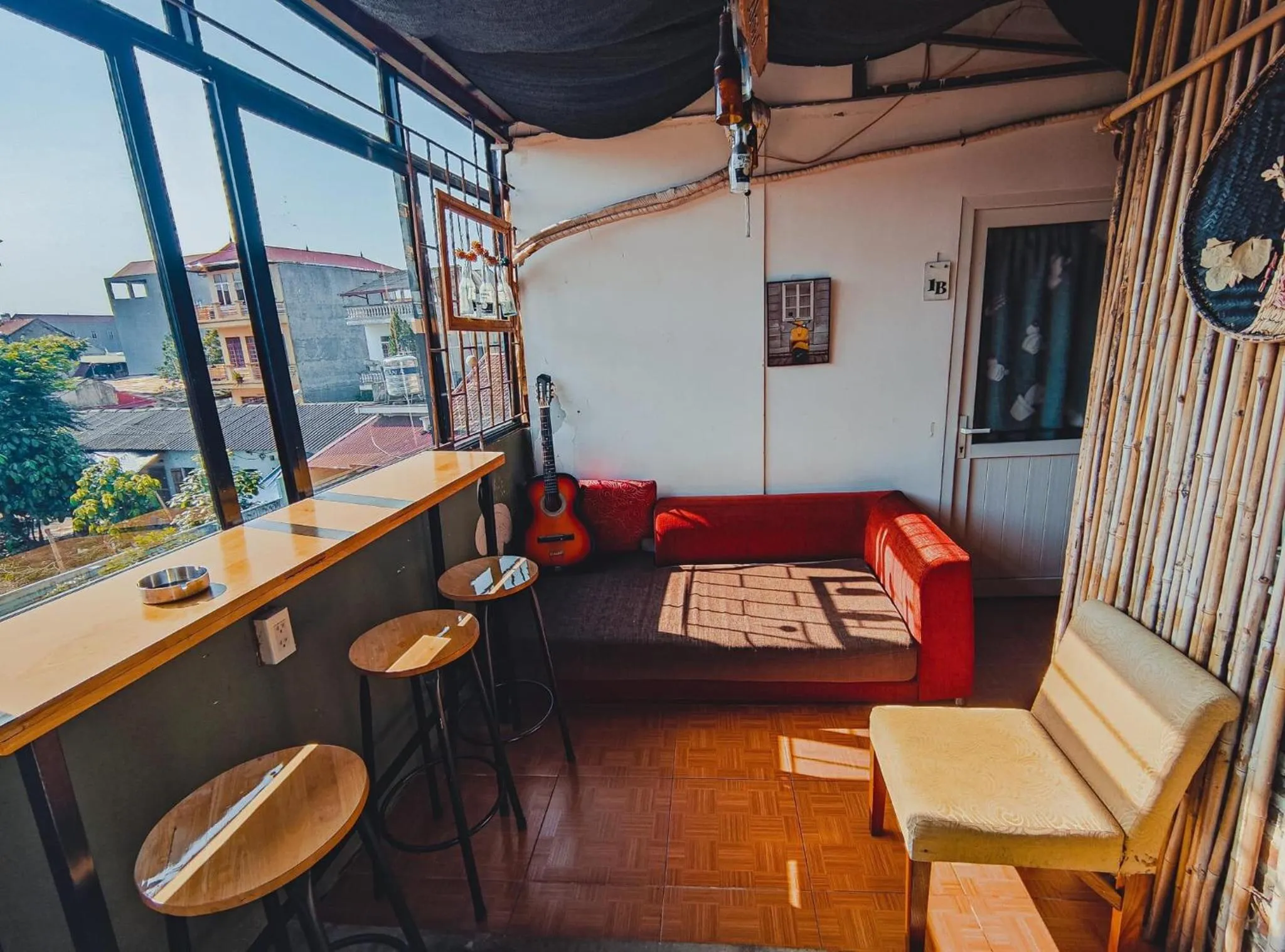 Decorative detail in Hava Homestay