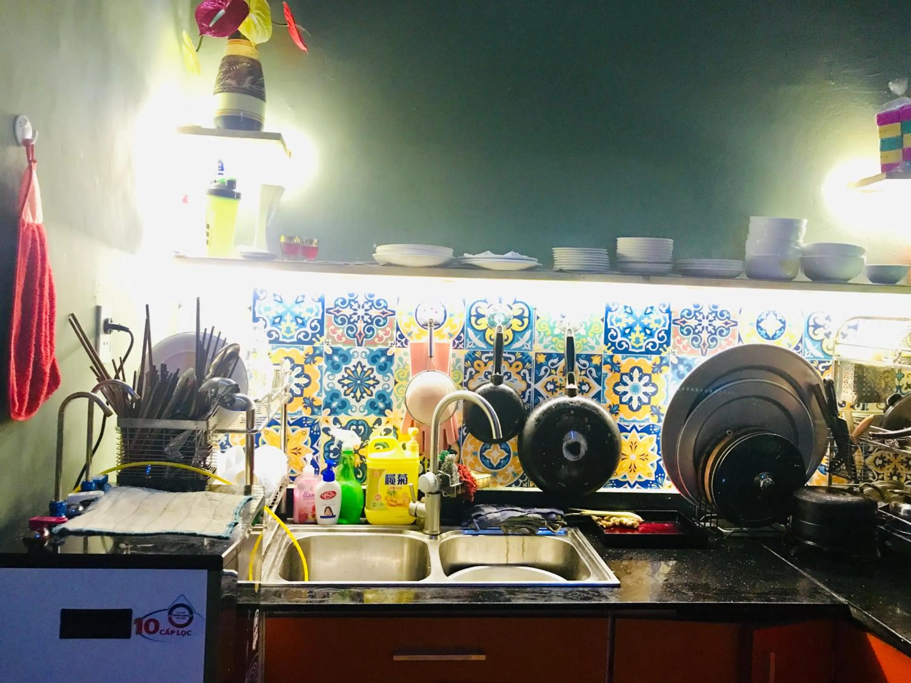 Kitchen or kitchenette in Hava Homestay