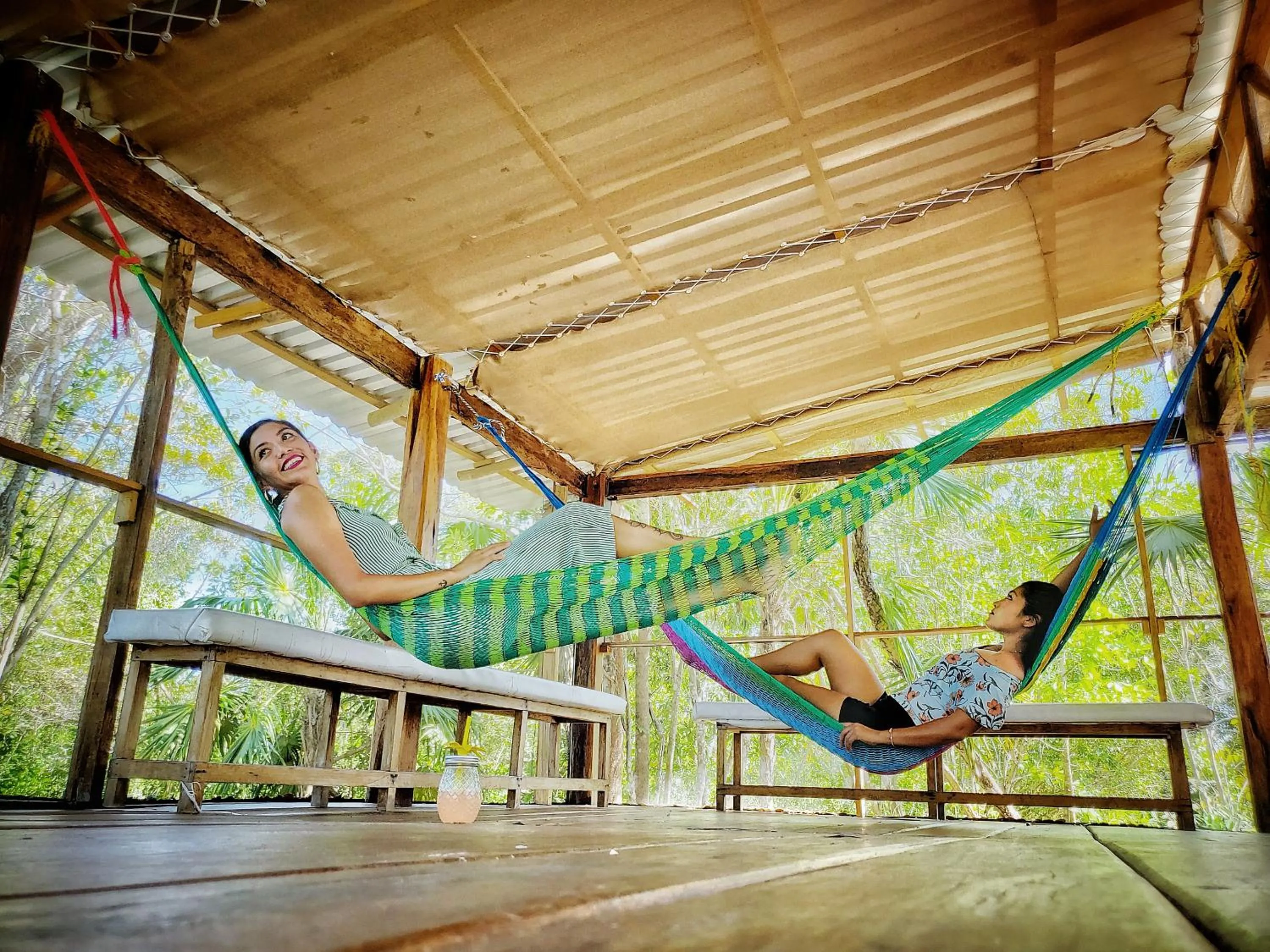 group of guests in Hotel El Chital