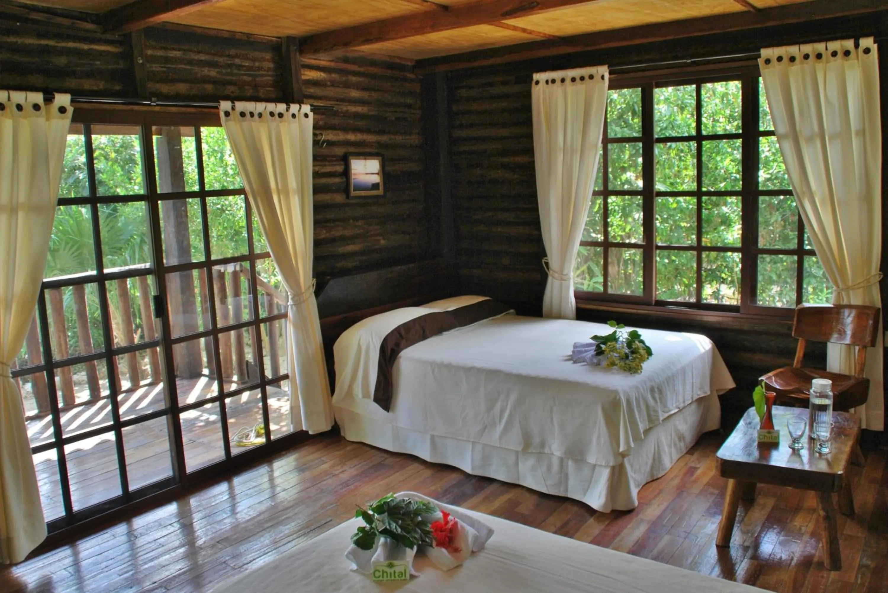 Bed in Hotel El Chital