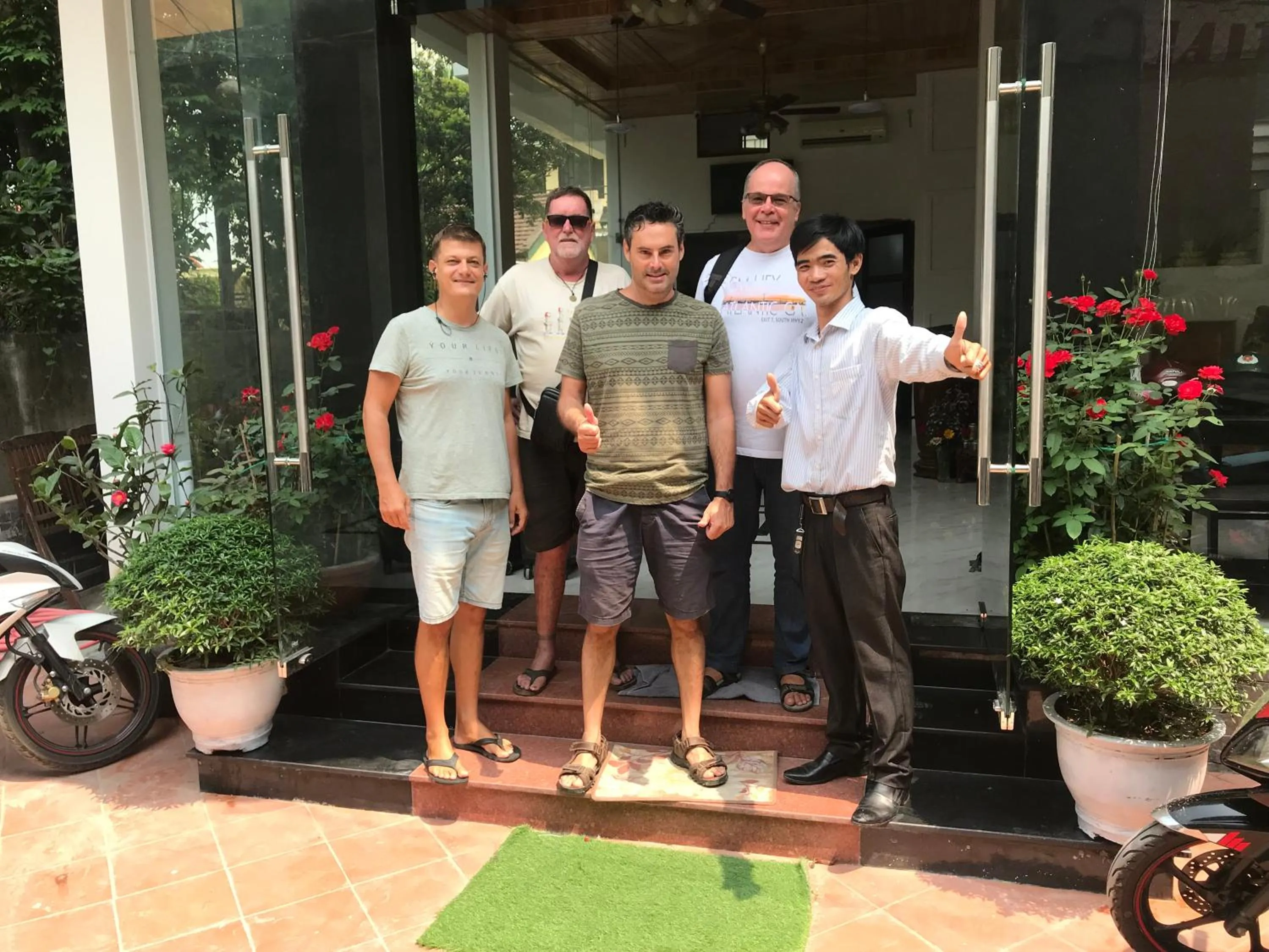 group of guests in Hue Four Seasons Hotel