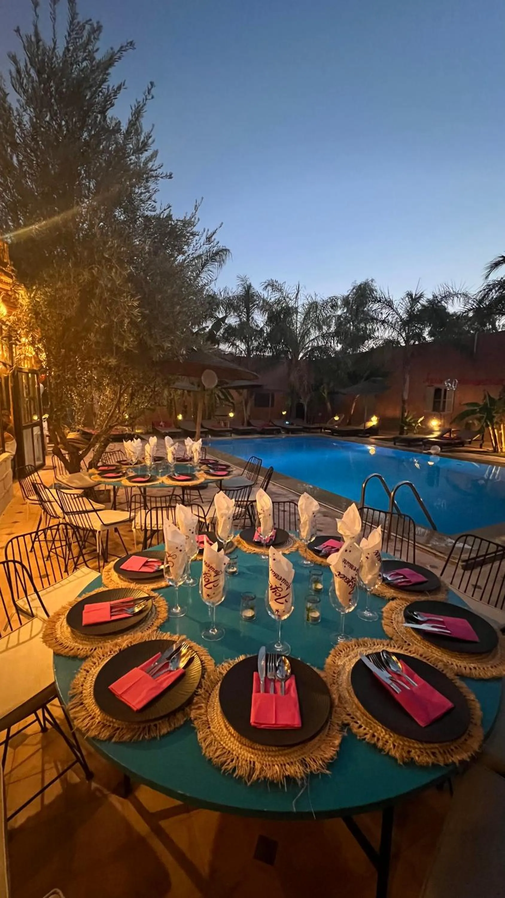 Evening entertainment in Coco Canel Marrakech