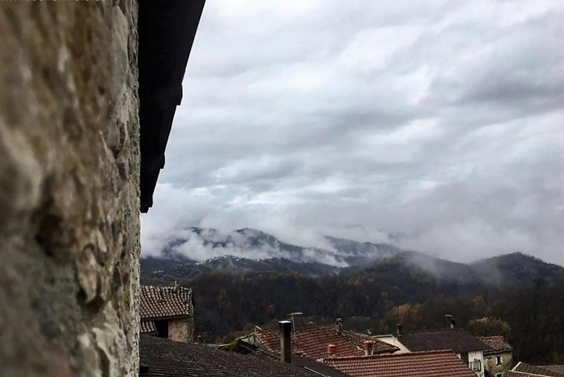 Mountain view in B&B Leofreni Natura