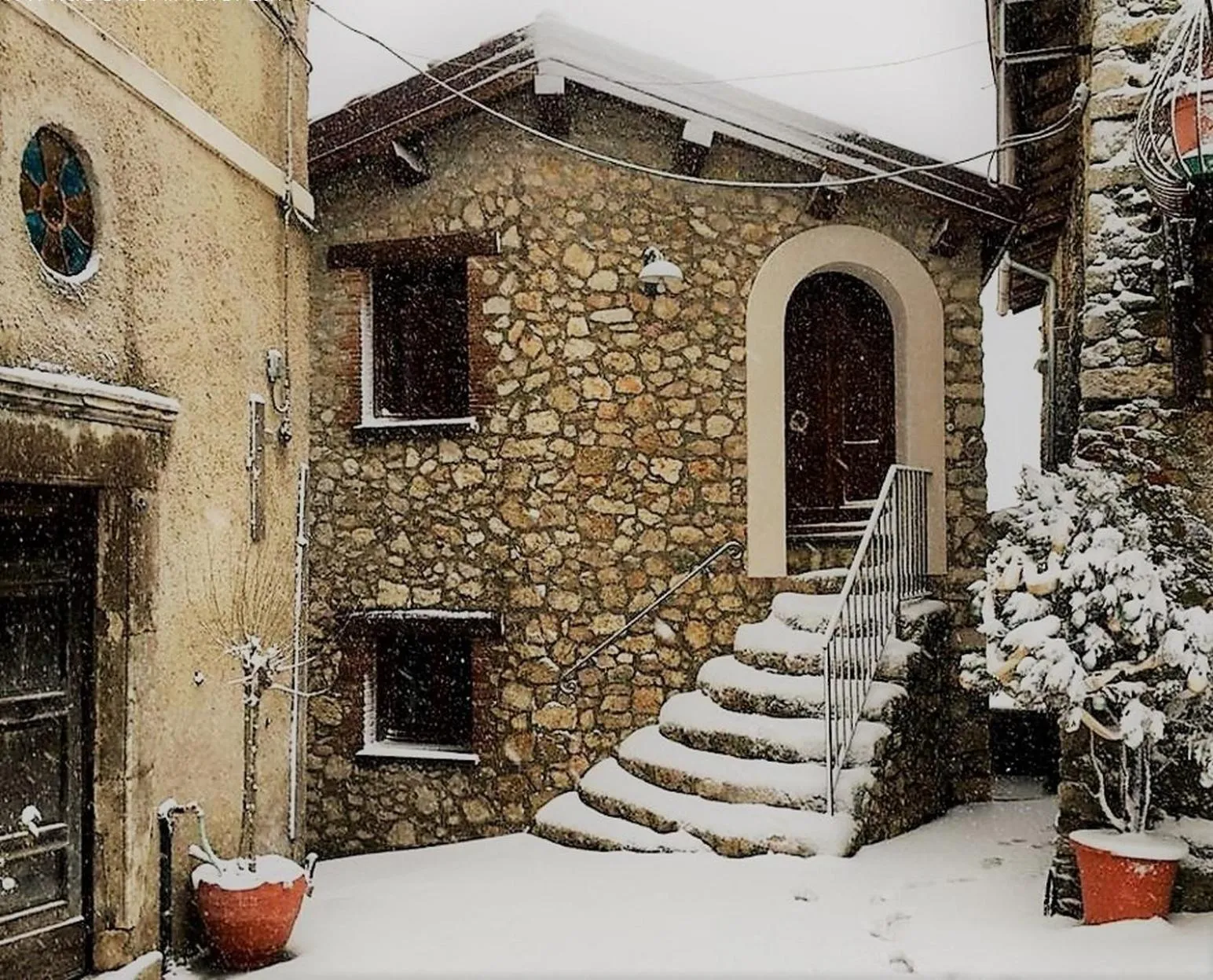 Facade/entrance in B&B Leofreni Natura