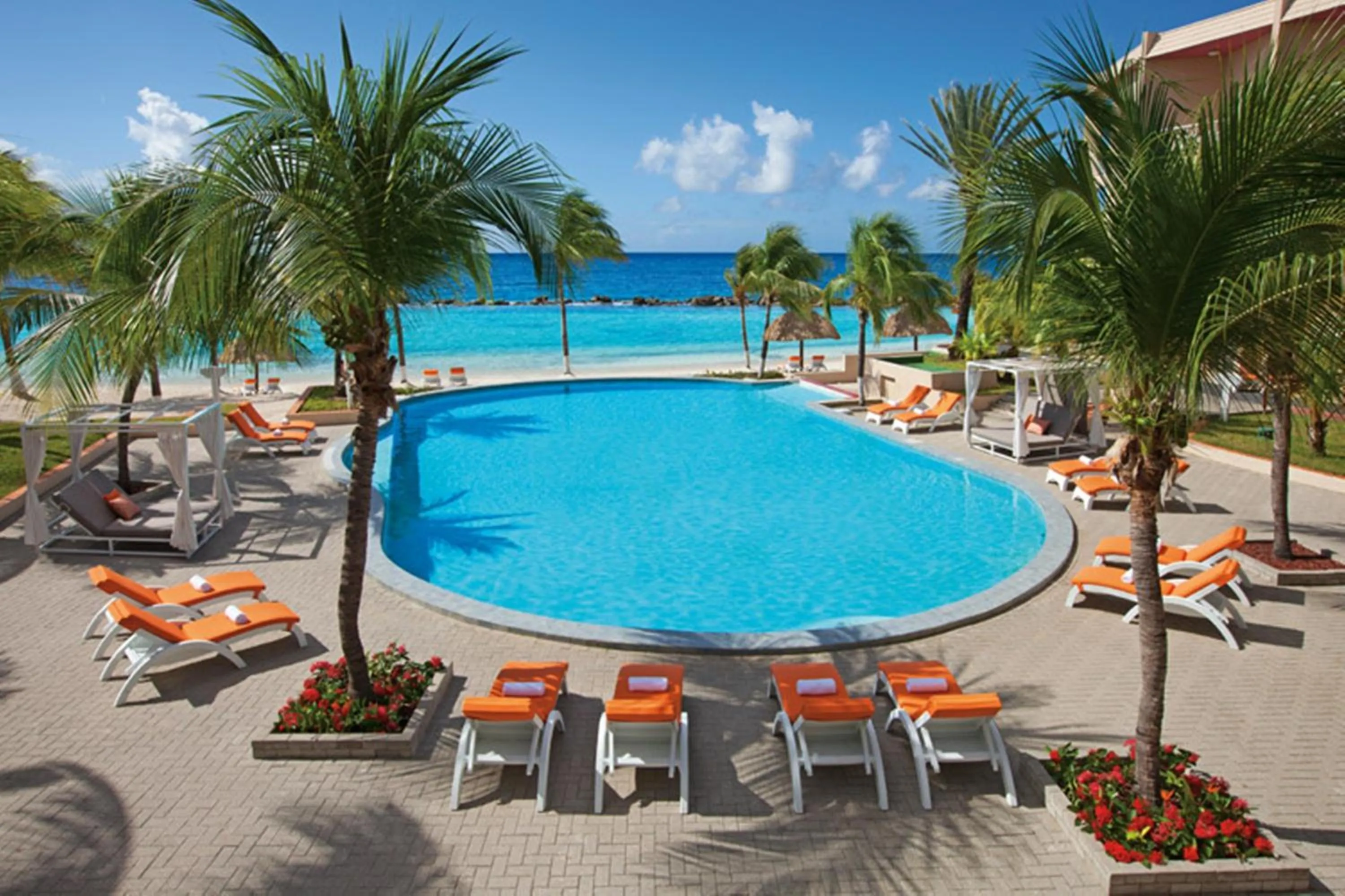 Pool view in Sunscape Curacao Resort Spa & Casino