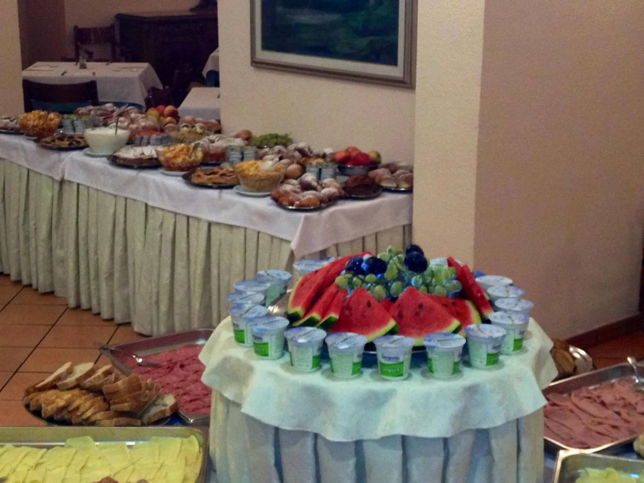 Buffet breakfast in Panorama Palace Hotel