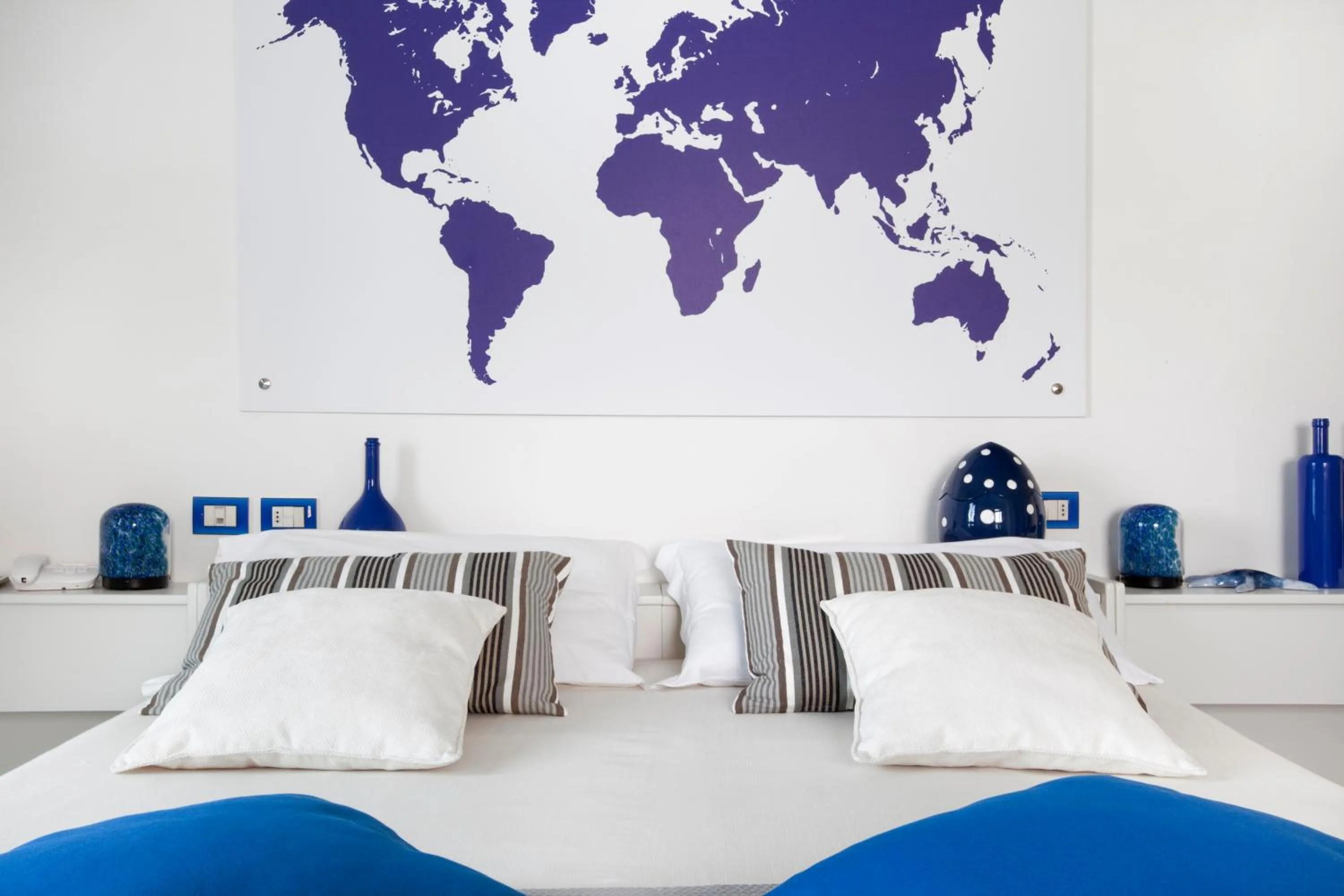 Bed in Panorama Palace Hotel