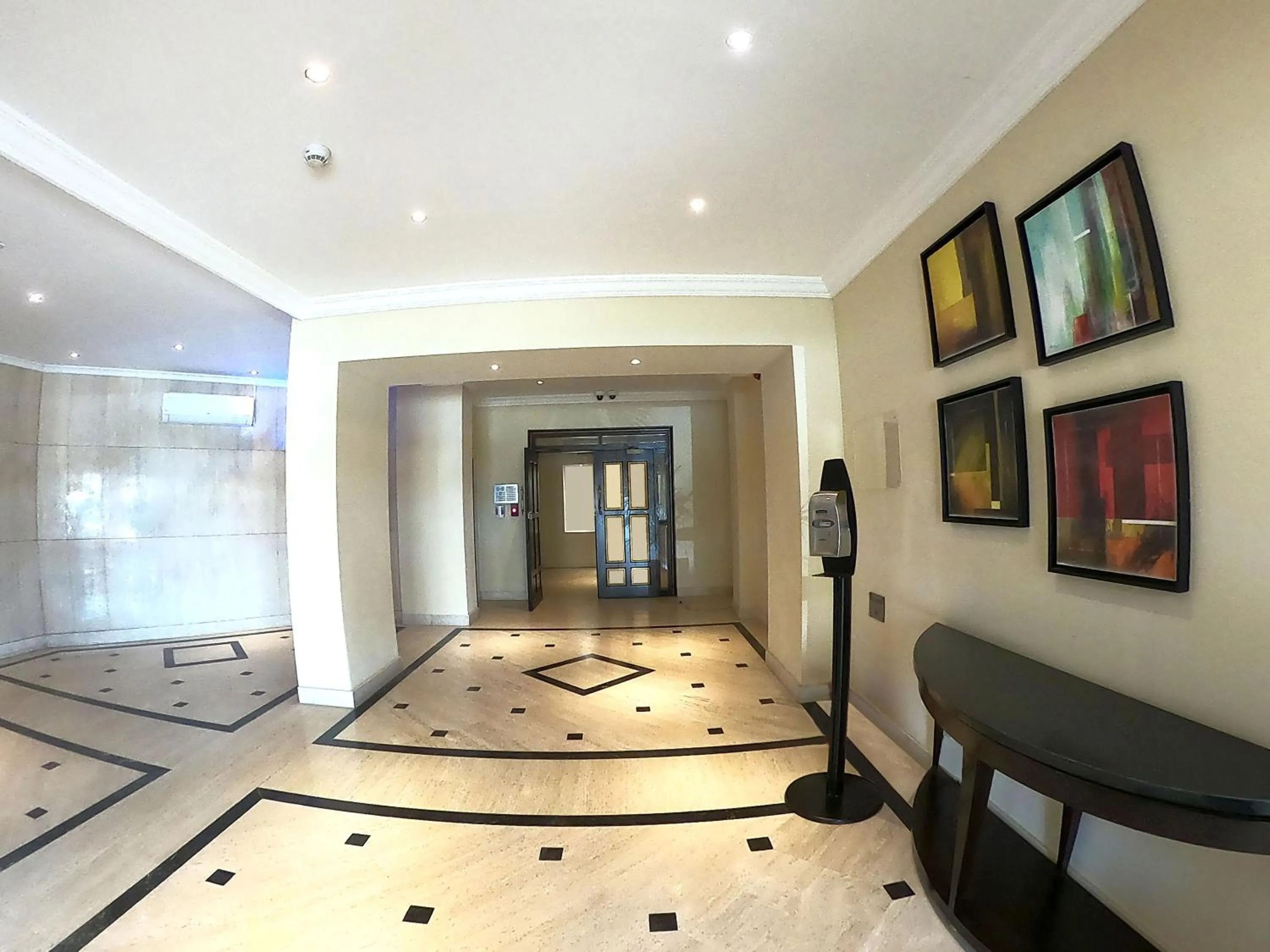 Facade/entrance in The Apartments