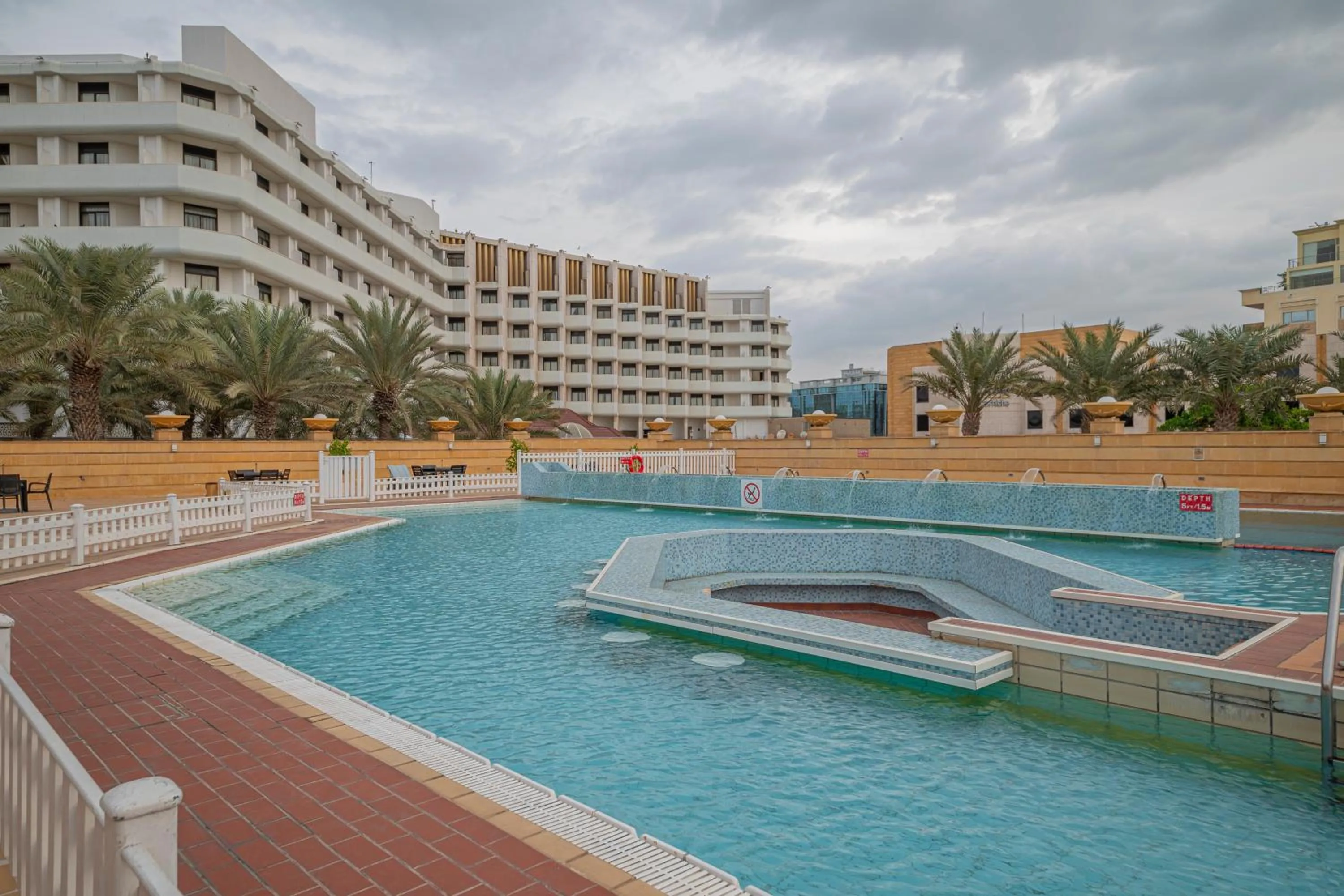 Pool view in The Apartments