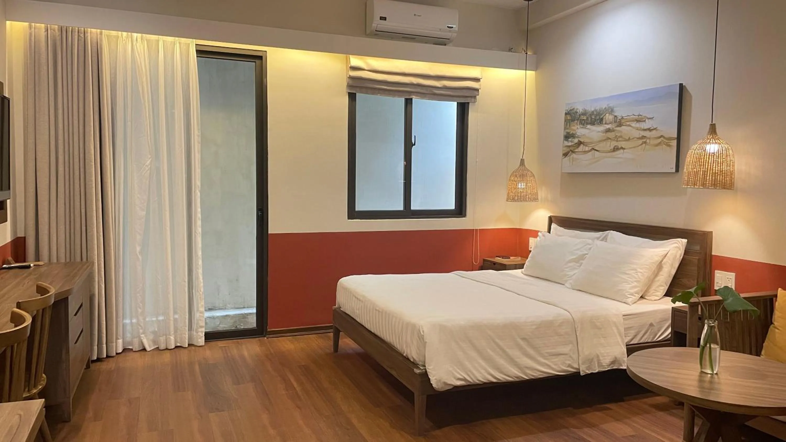 Bed in Casa Rosa Apartment