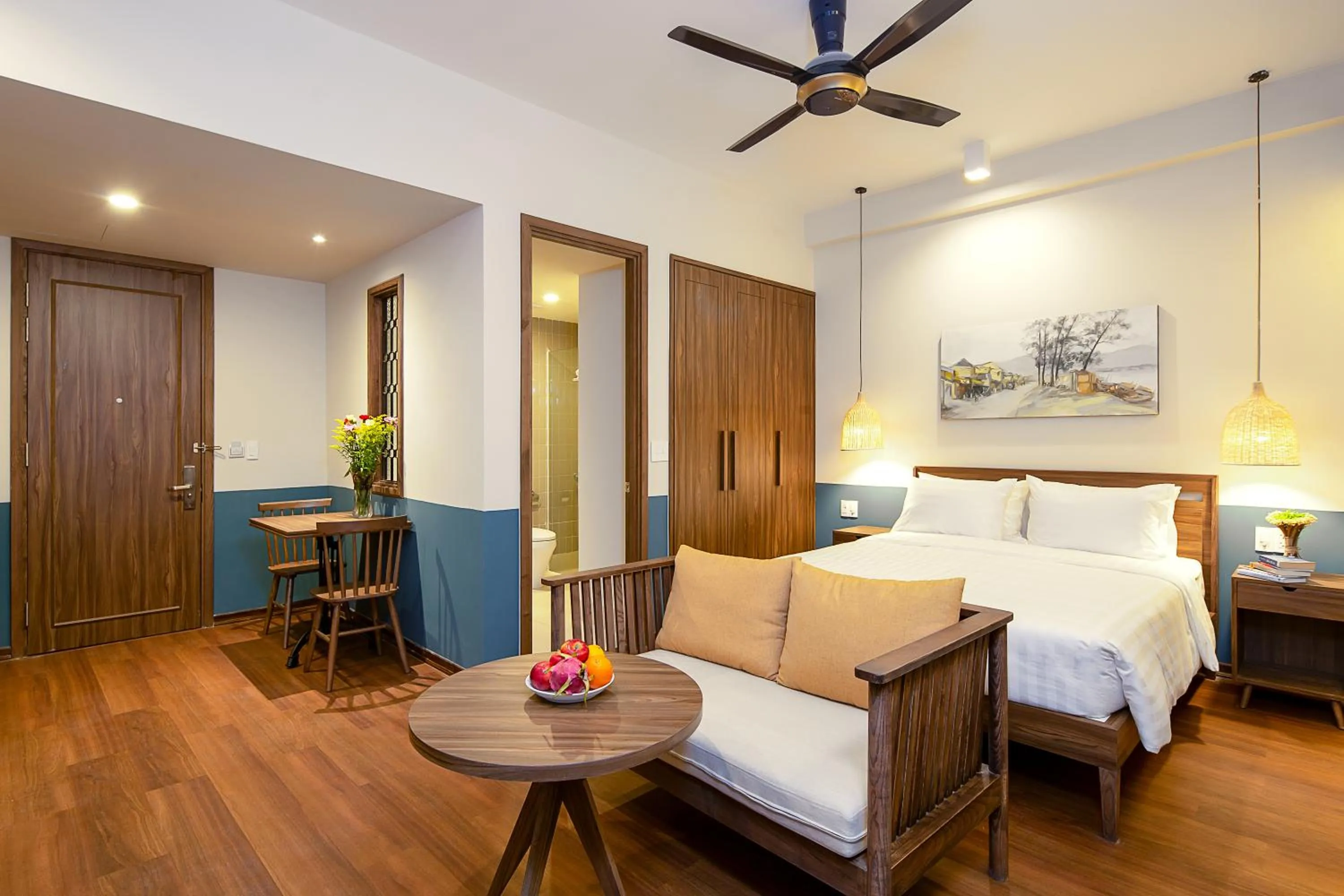 Bedroom, Bed in Casa Rosa Apartment