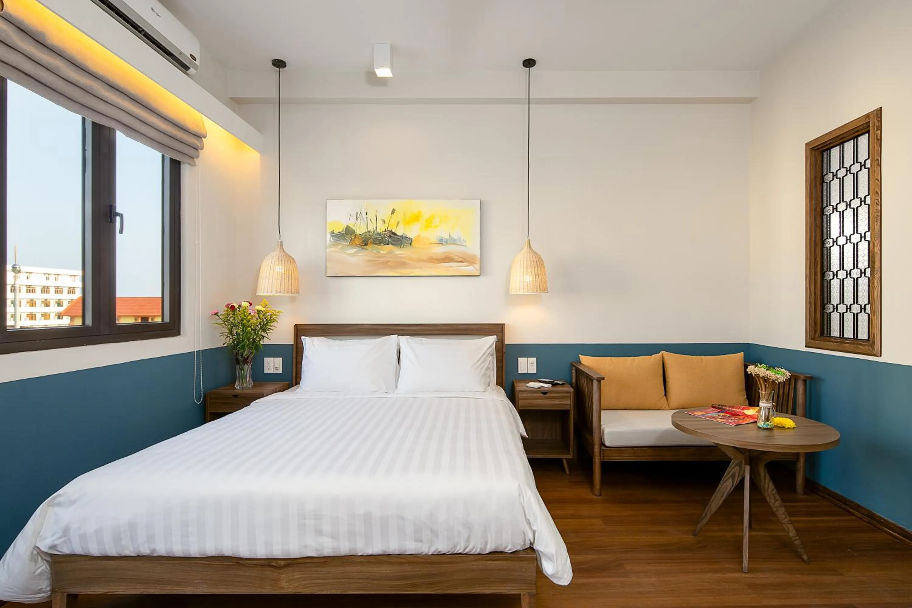 Bedroom, Bed in Casa Rosa Apartment