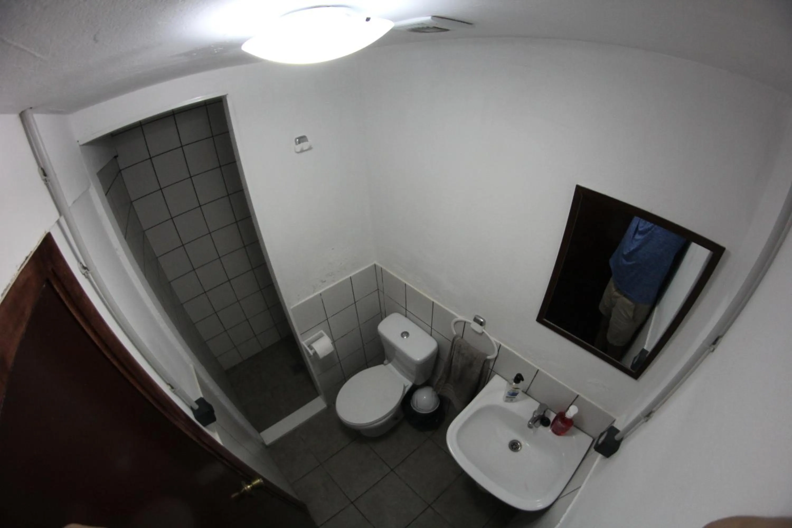 Shower in Coruña Backpackers Hostel