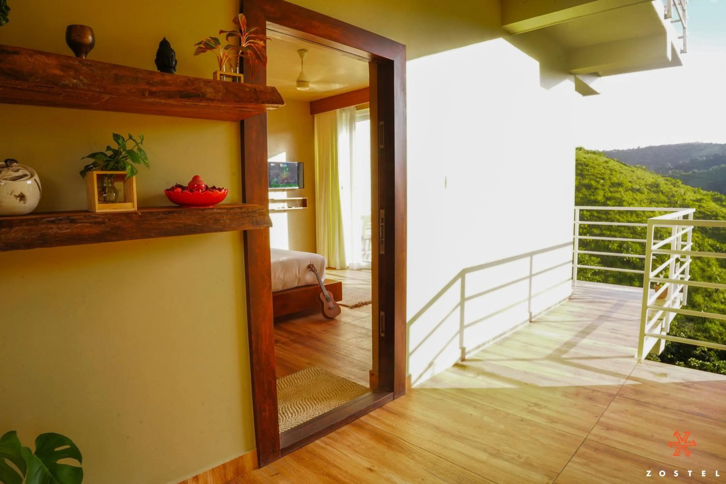 Balcony/Terrace in Zostel Vagamon