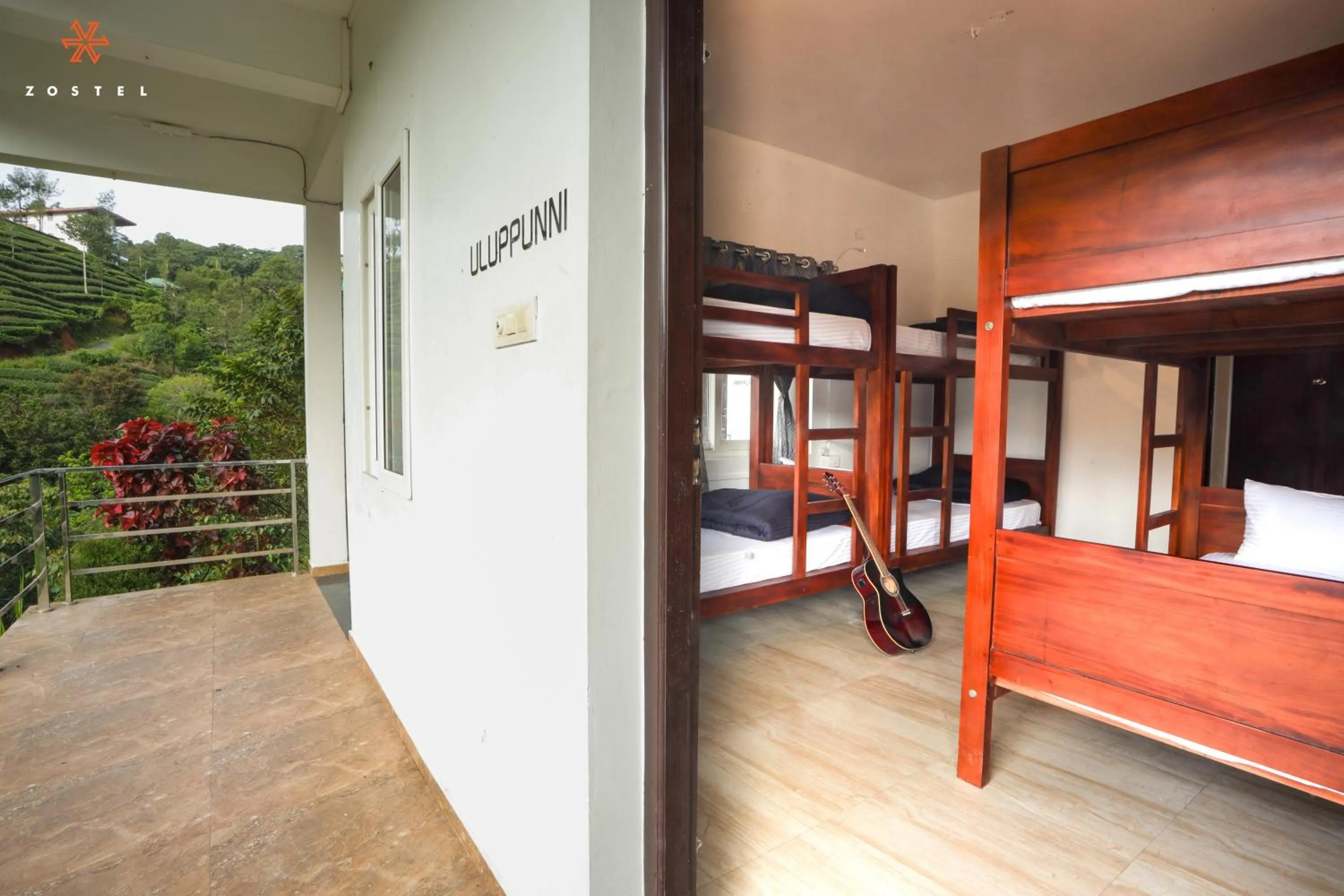 Bed in Zostel Vagamon