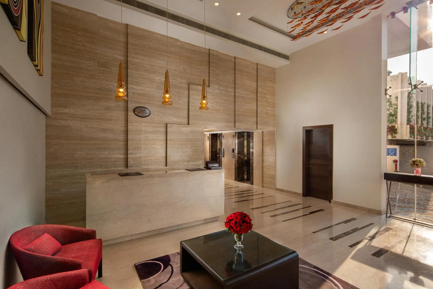Lobby or reception in Nirvana Sarovar Portico Gorakhpur