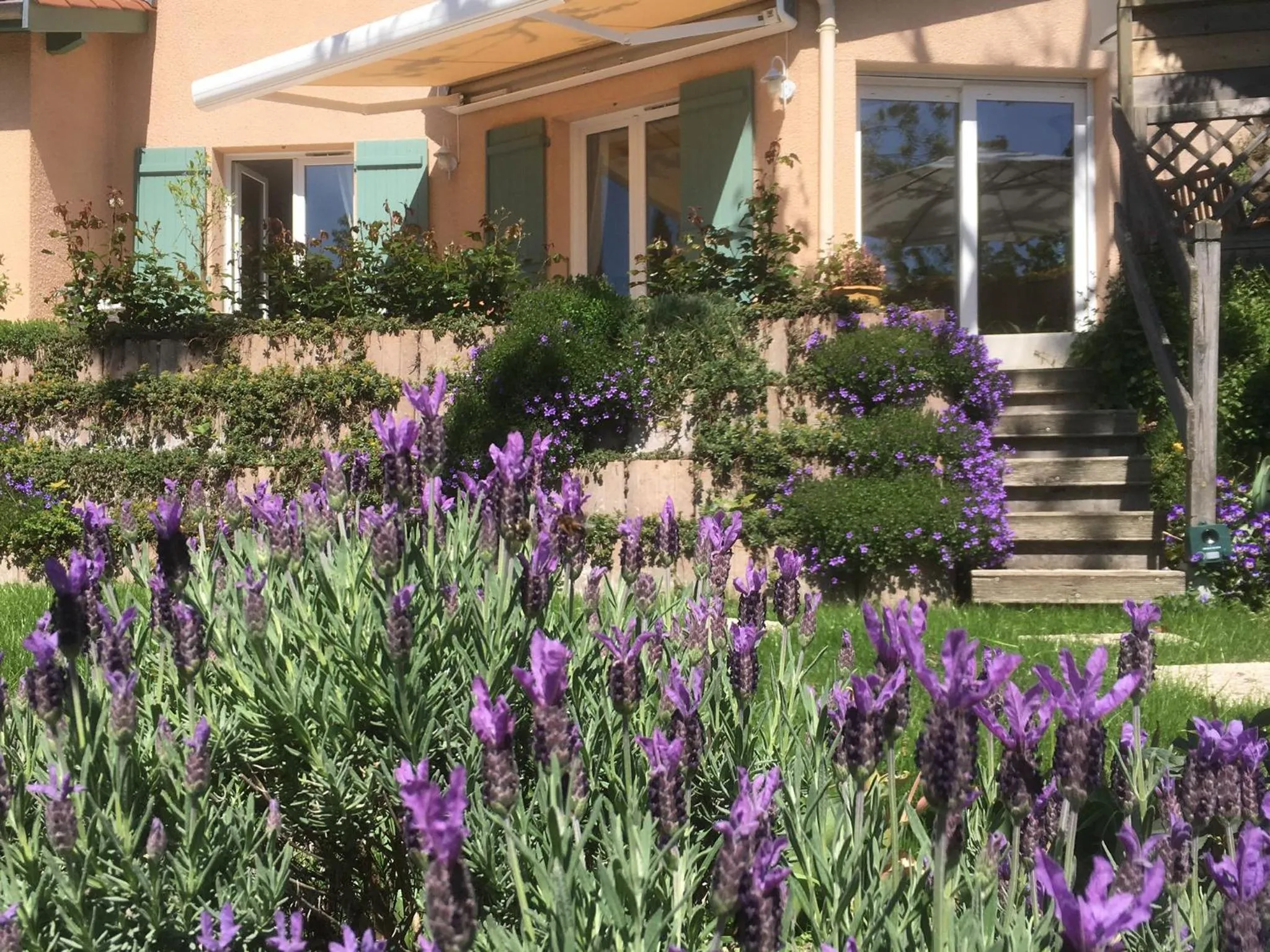 Balcony/Terrace in Le Relais des Malettes Chambres d'hôtes B&B