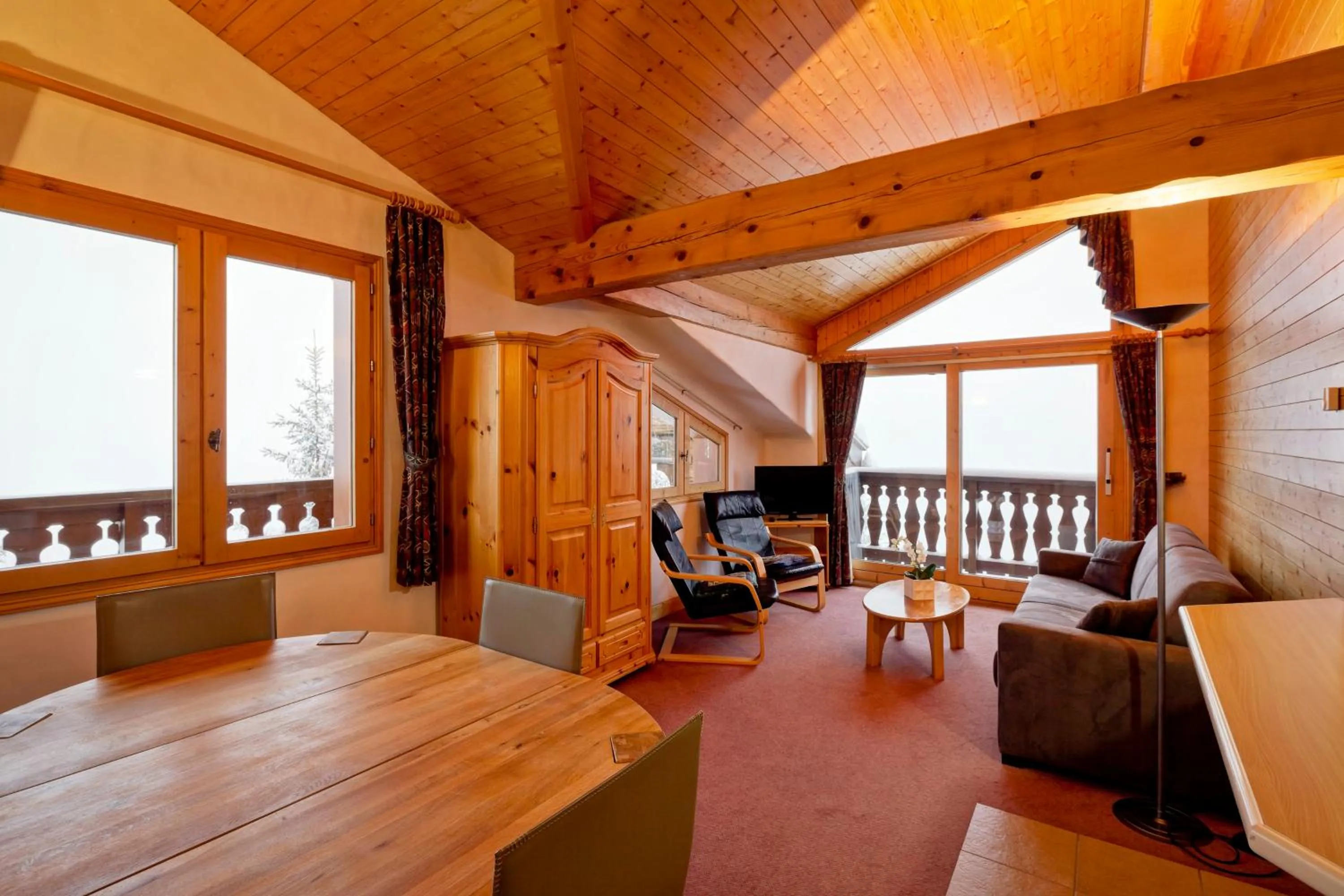 Living room in Hotel les Flocons