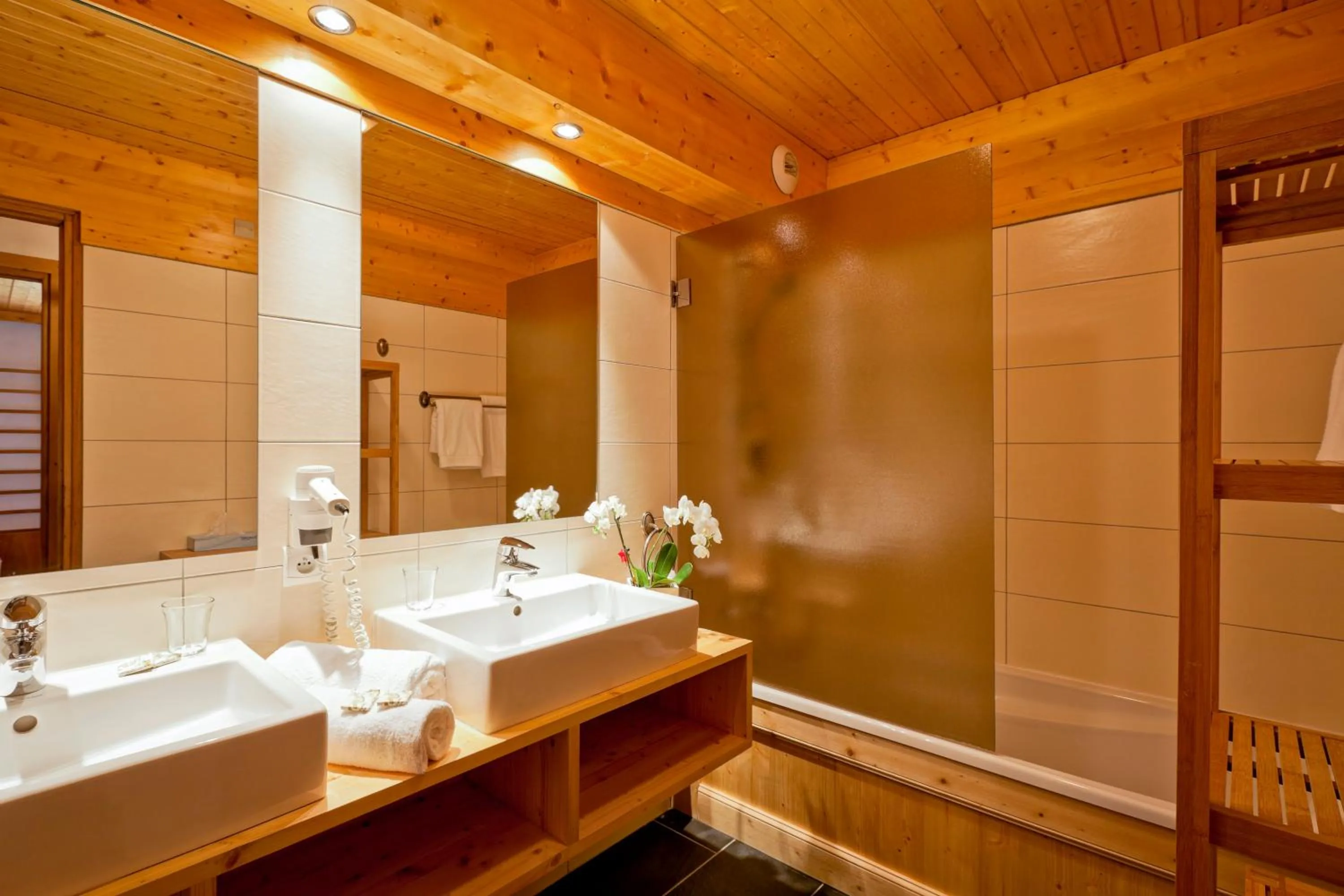 Shower in Hotel les Flocons