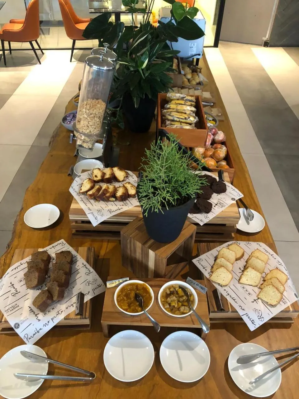 Buffet breakfast in Slaviero Campina Grande